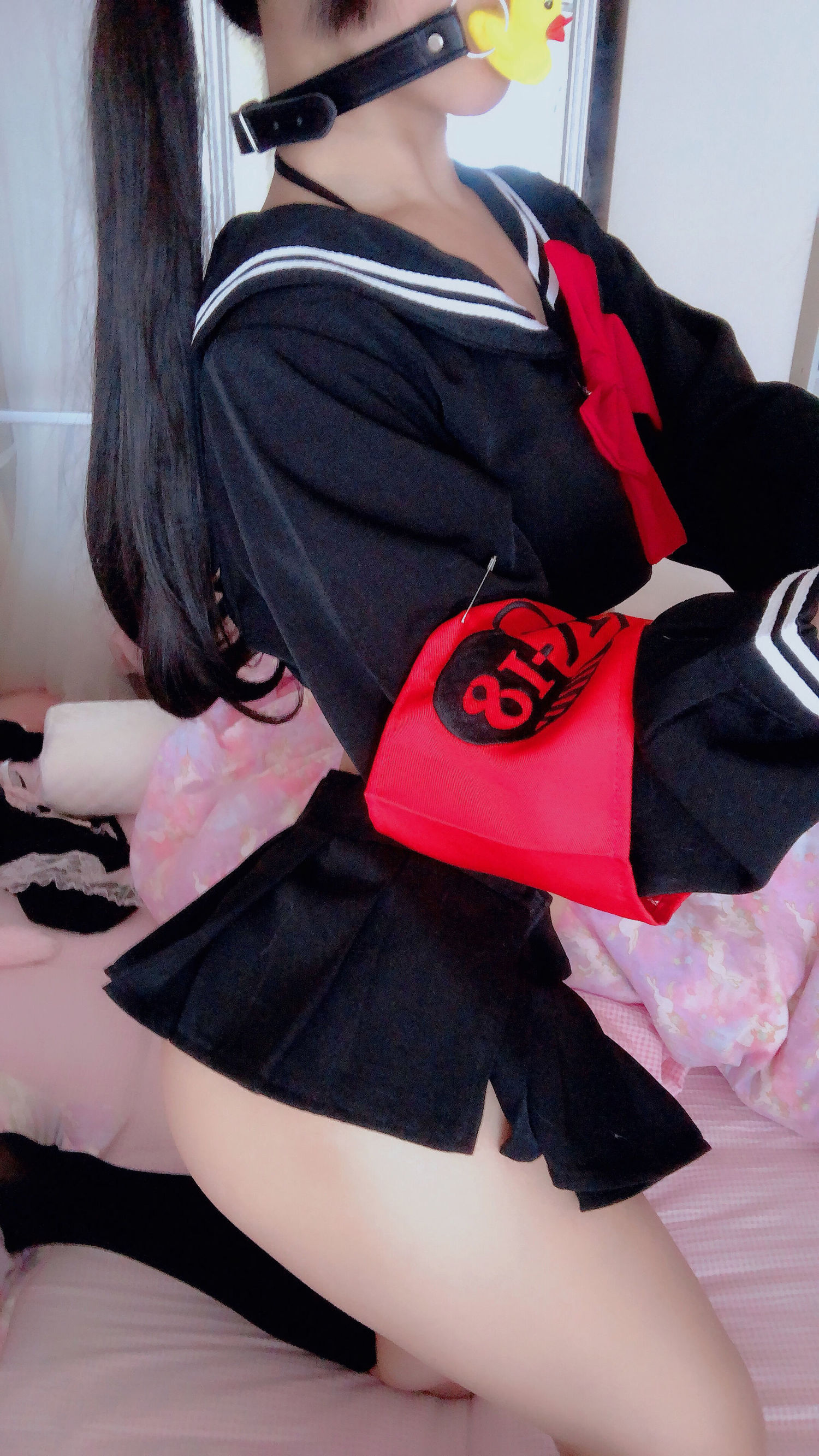 왕홍 COSER] 사쿠라이 닝닝 - 반노출 제복