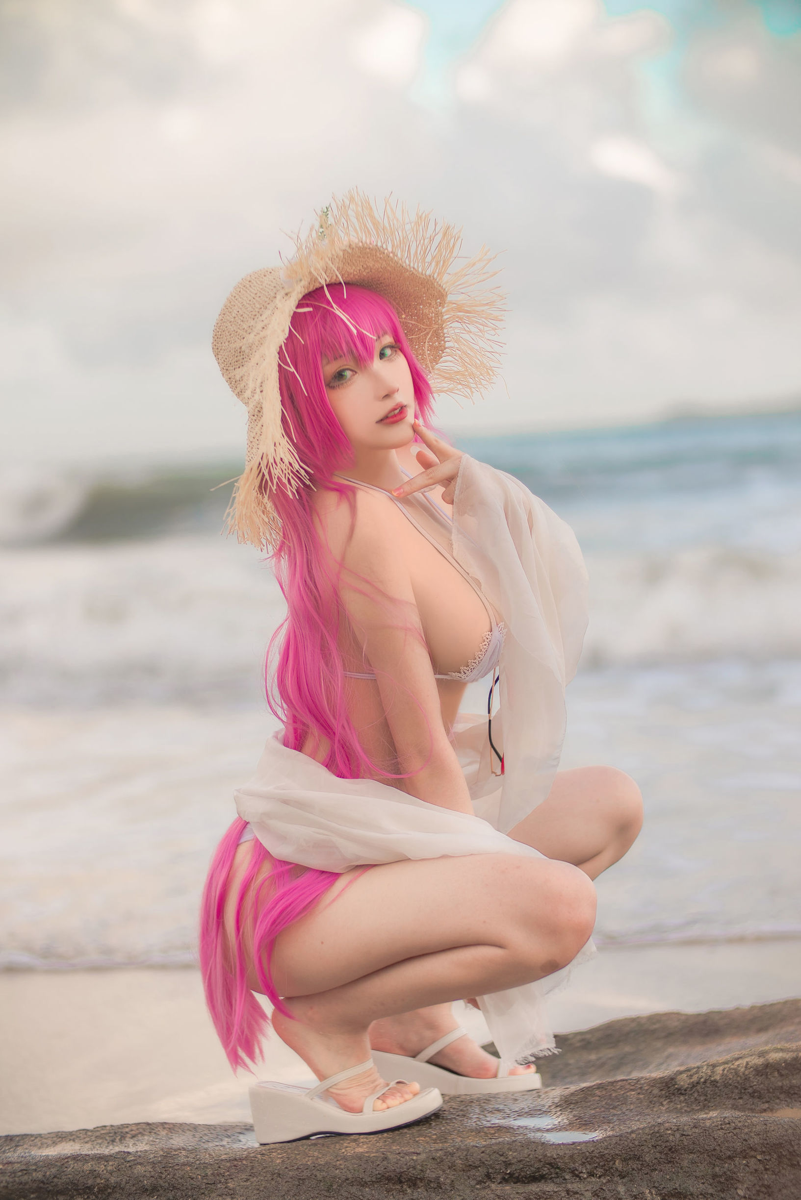 Cosplay Nổi Tiếng Trên Mạng] Khởi Tư Khối Wii - Neku Áo Tắm