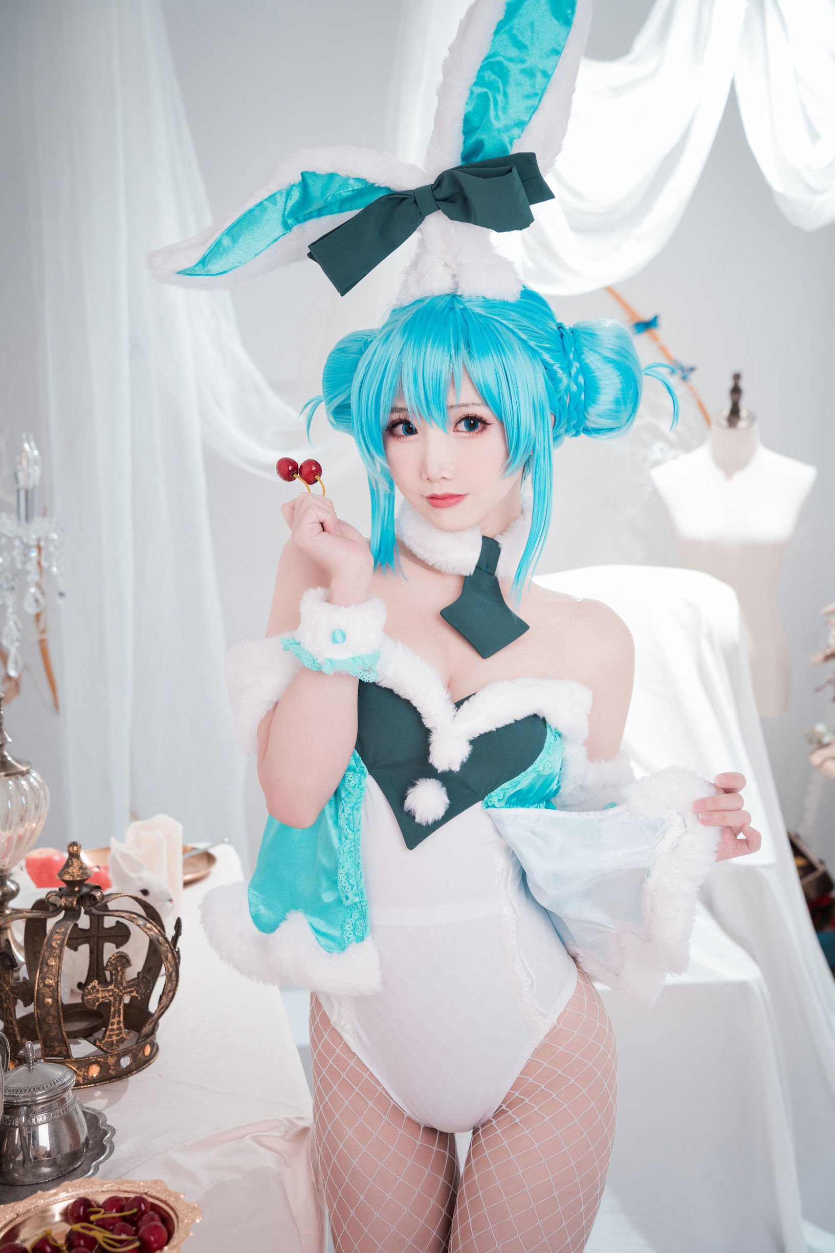 [网红COSER] 可爱人气Coser面饼仙儿 - 初音兔女郎