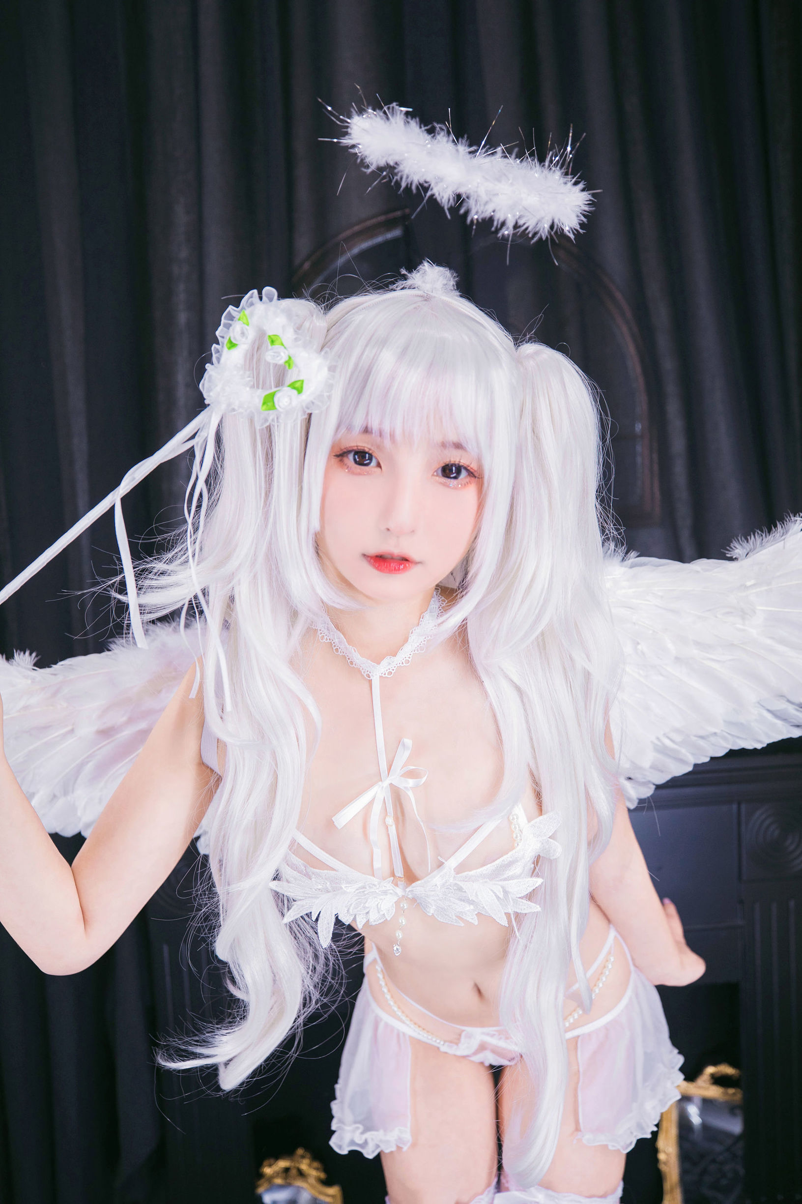 왕홍 COSER] 로리 가구라자카 마후유의 천국에 떨어지다 - 추락하는 천국