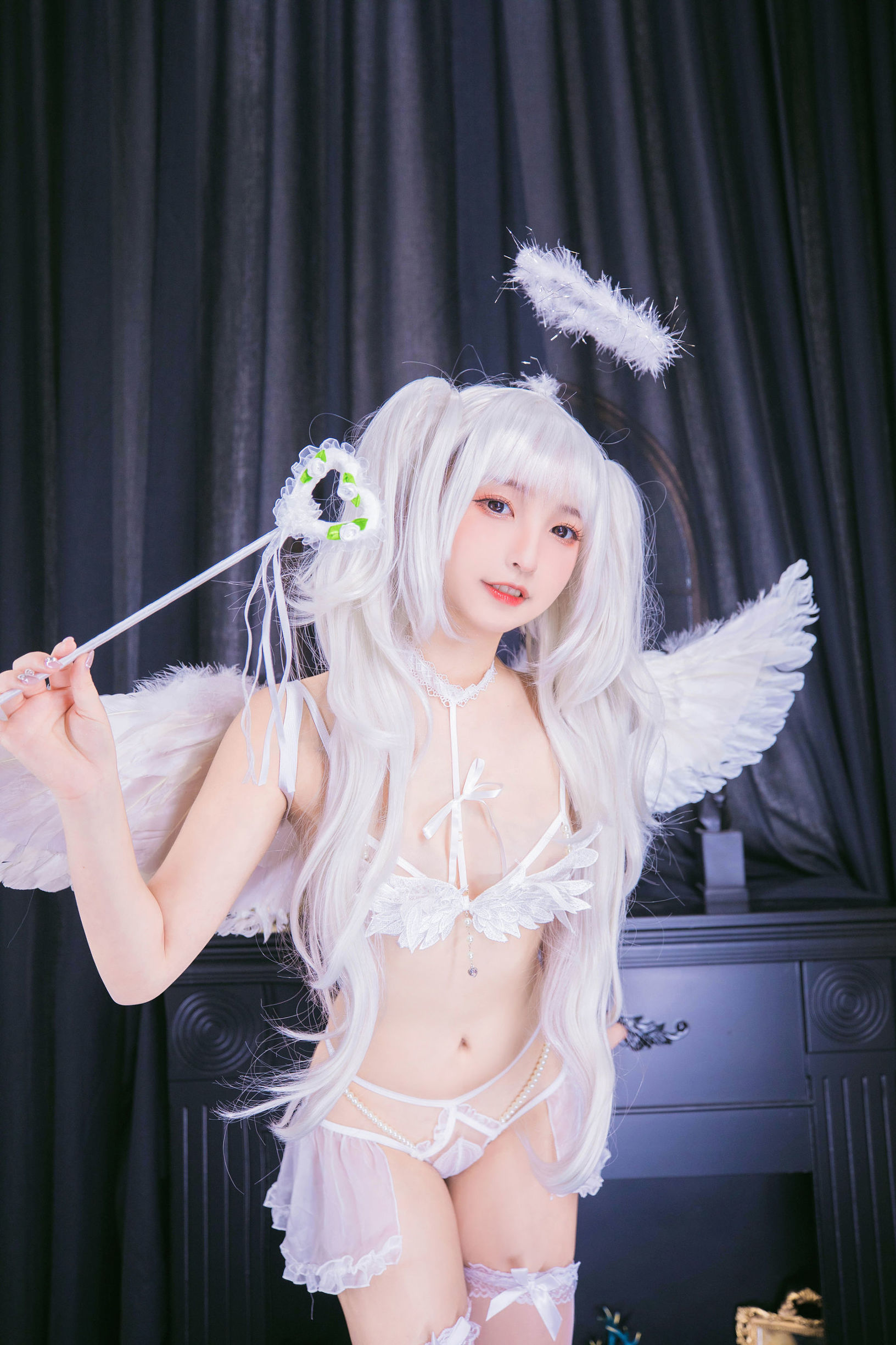 왕홍 COSER] 로리 가구라자카 마후유의 천국에 떨어지다 - 추락하는 천국