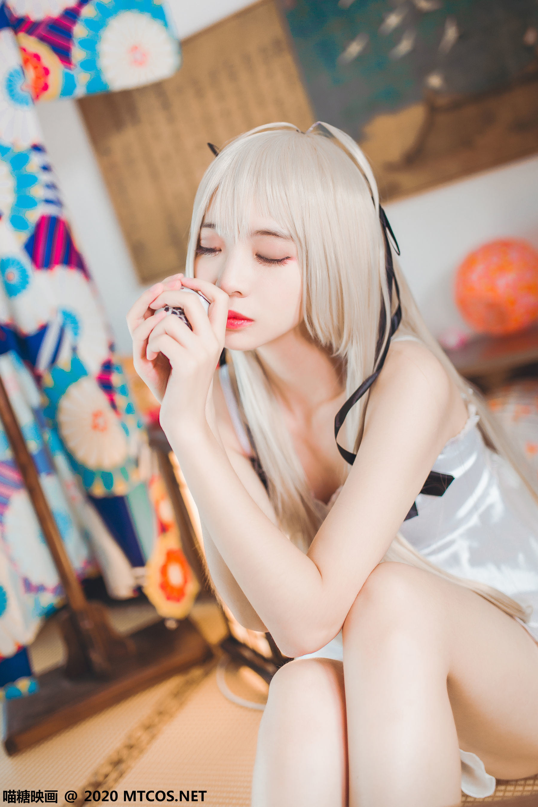 Meow Sugar Film] VOL.332 White Skirt Qiong Mei