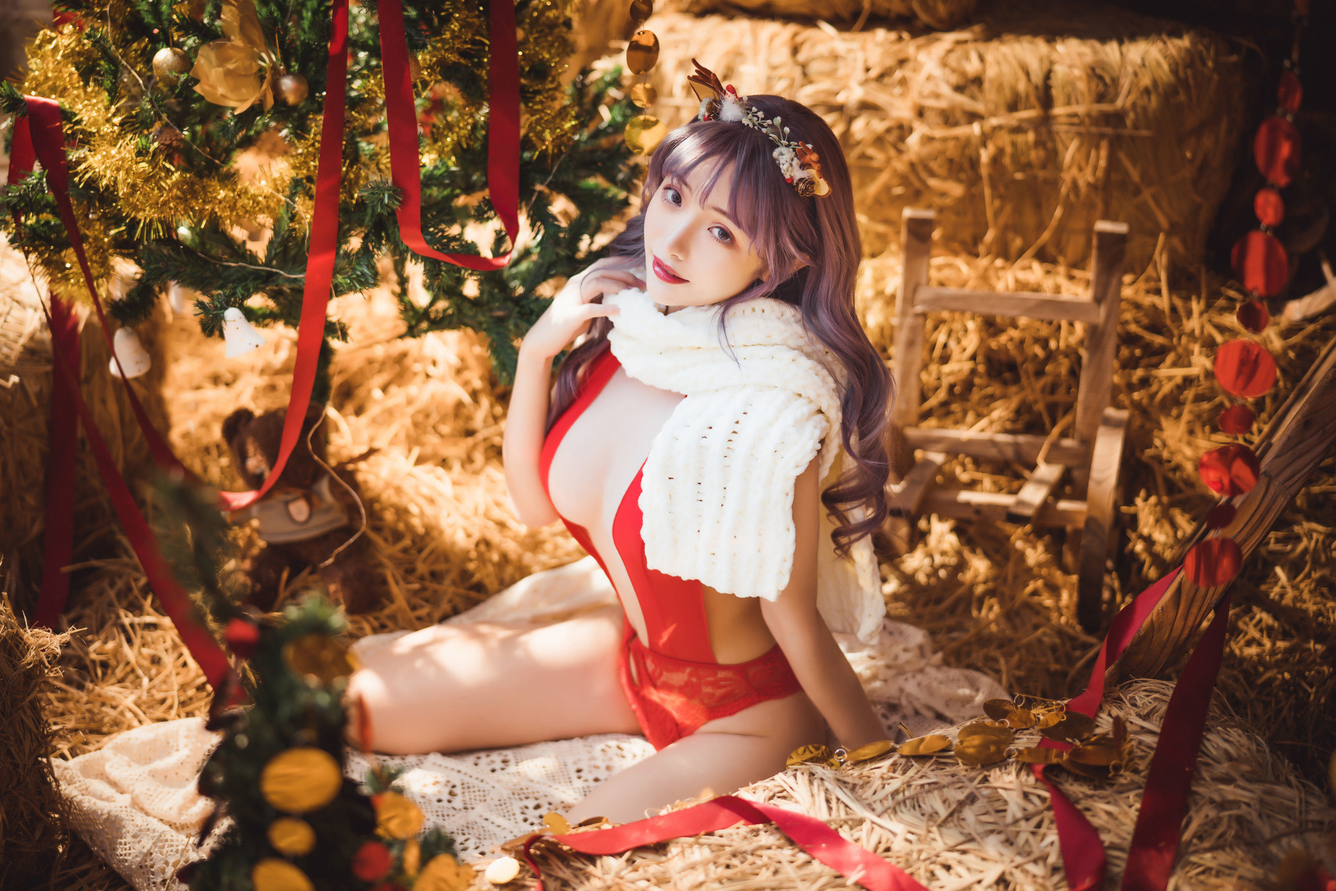 コスプレ] アニメブロガー ウェンメイ - 2020 クリスマス