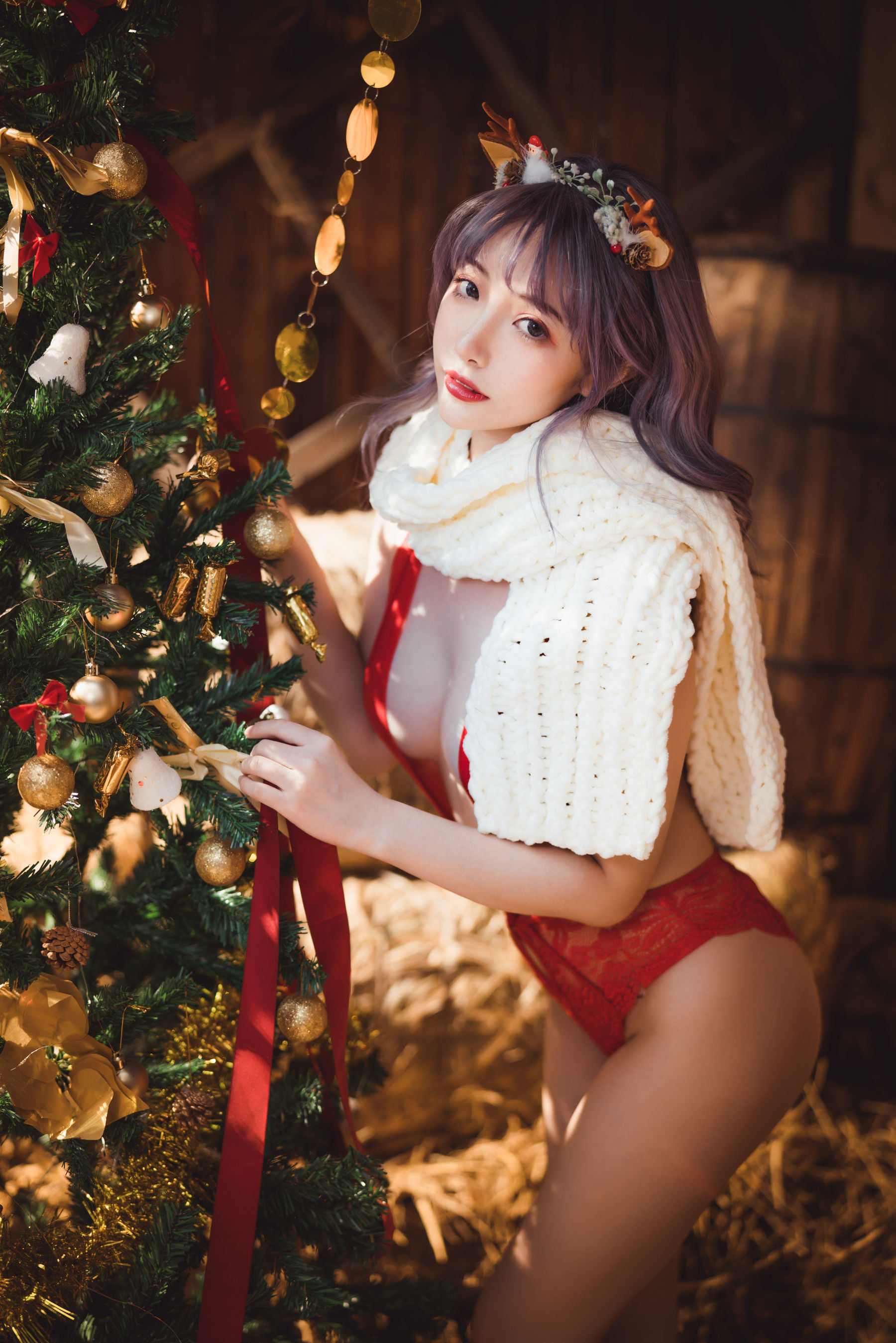 コスプレ] アニメブロガー ウェンメイ - 2020 クリスマス