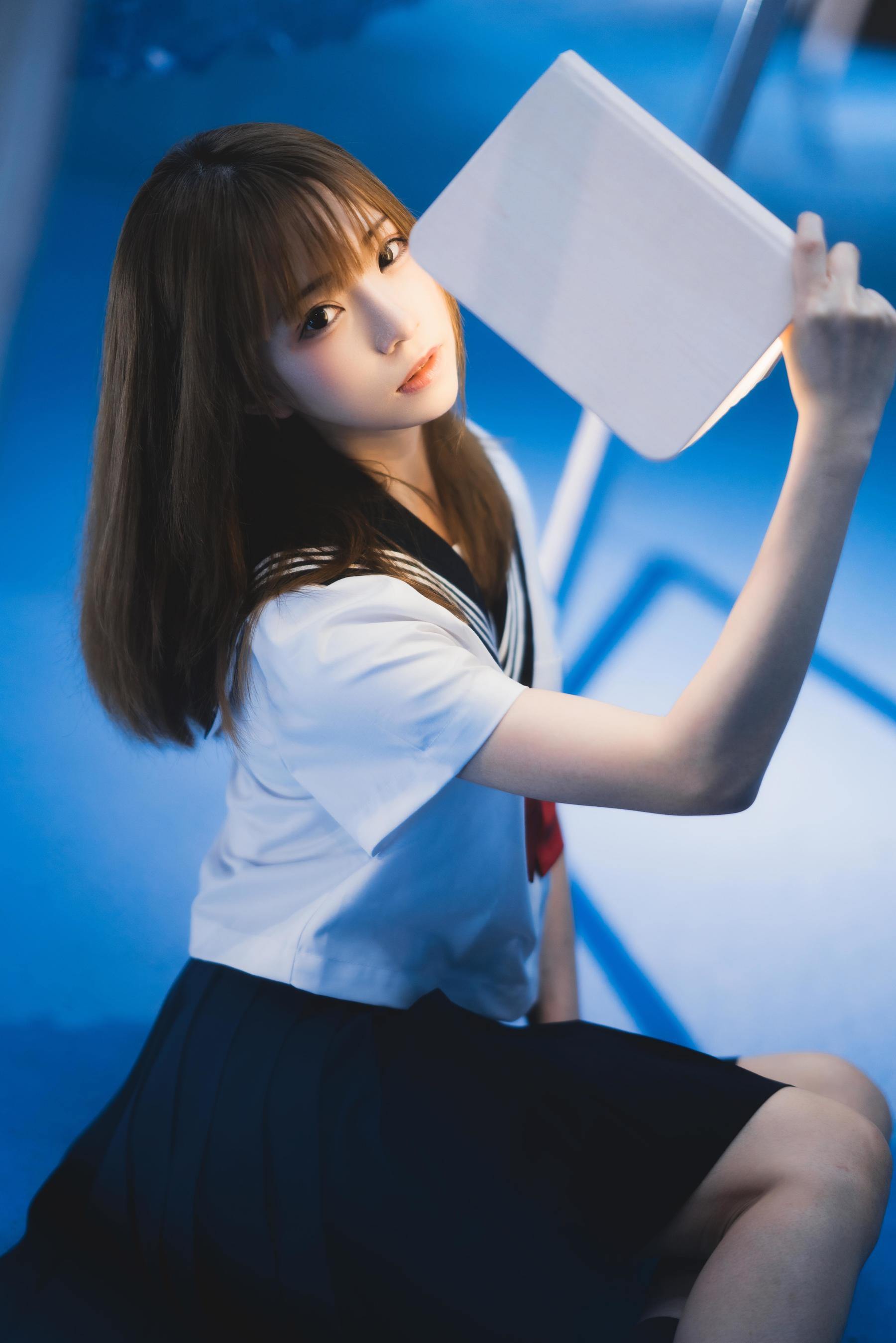 Cosplay] Blogger anime Kitaro_绮太郎 - Bảy phần mười của xanh