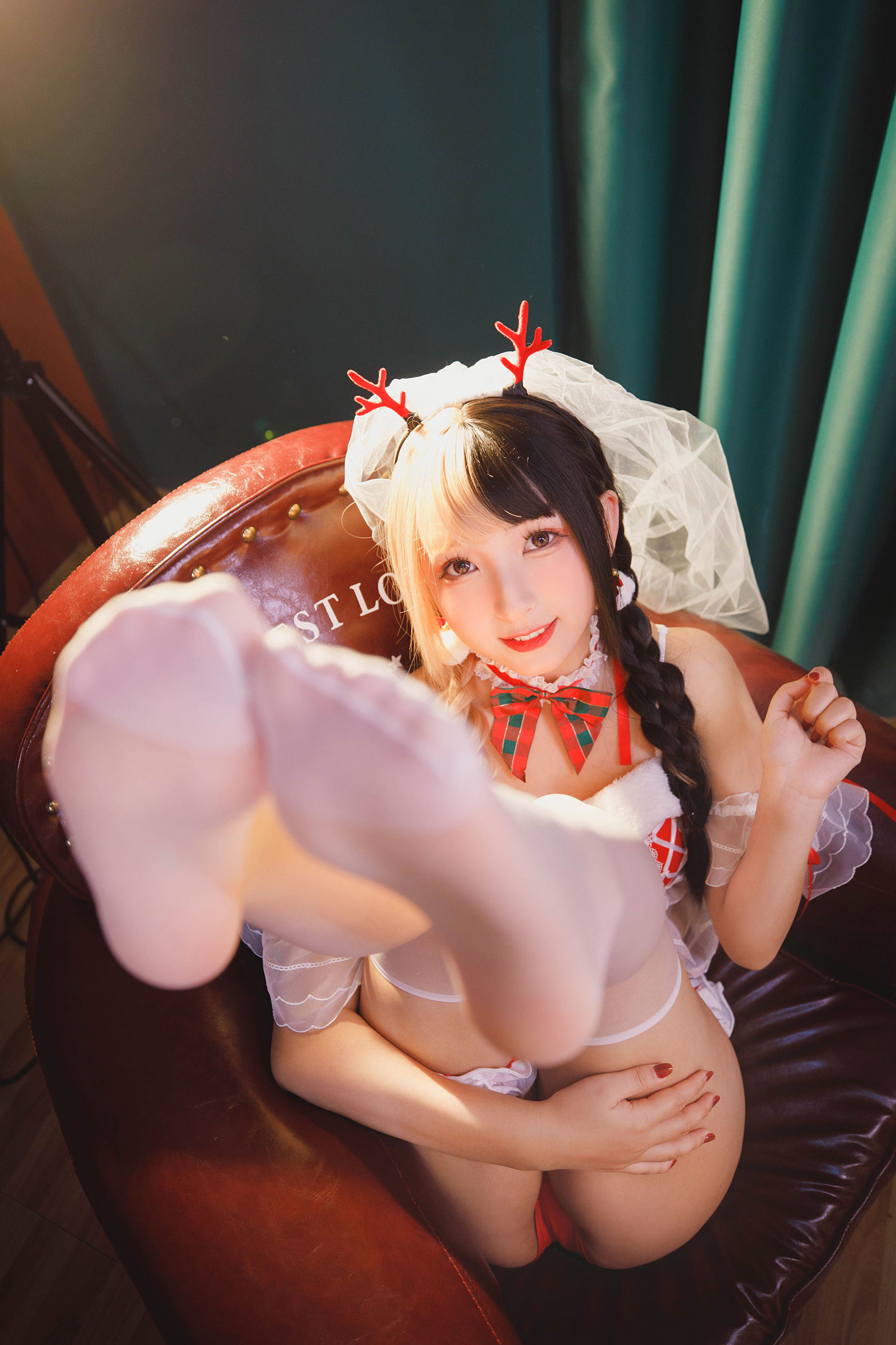 [Cosplay] 萝莉神楽板真冬之鹿の恩返し