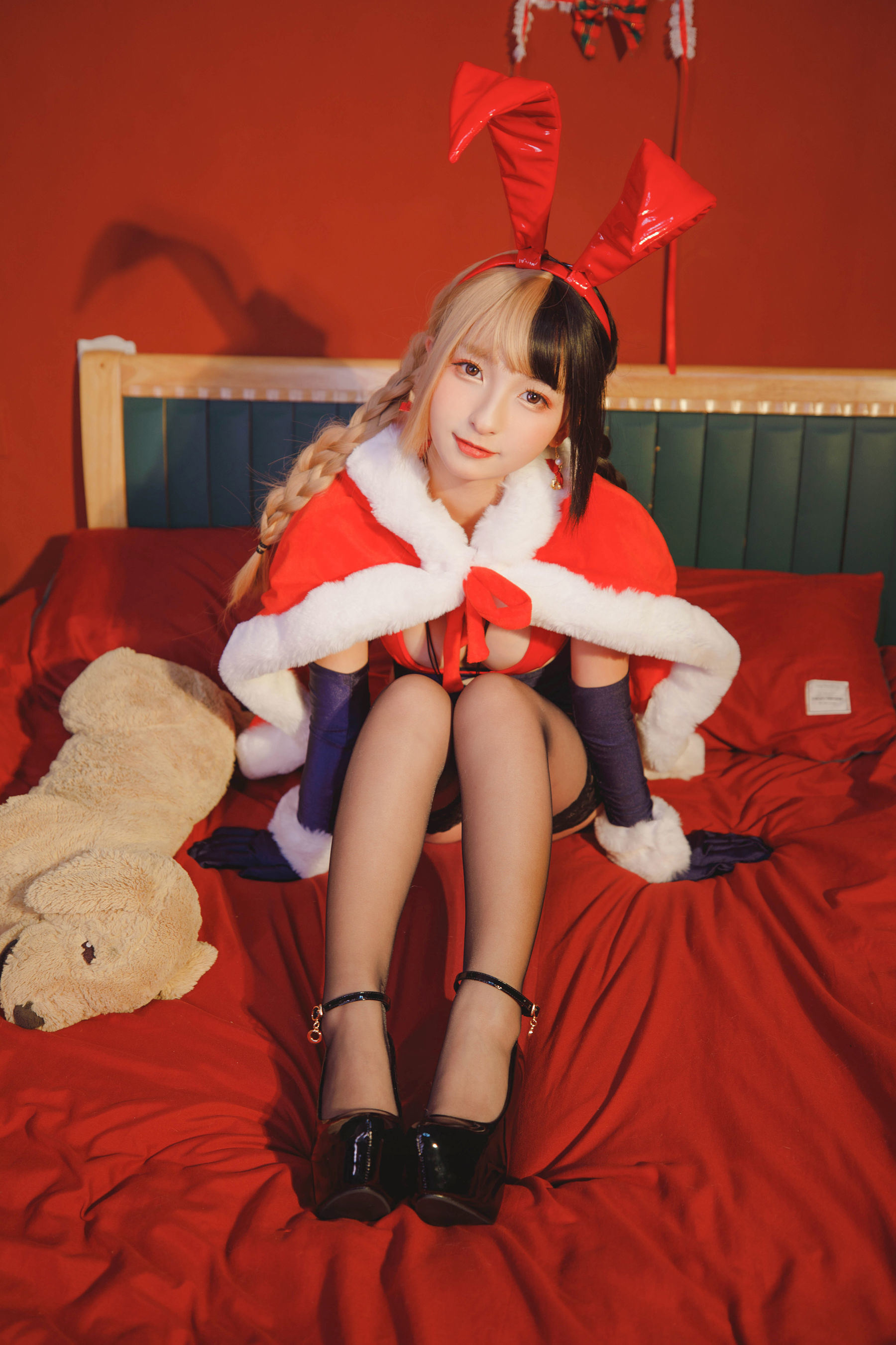 [Cosplay] 萝莉神楽板真冬之鹿の恩返し