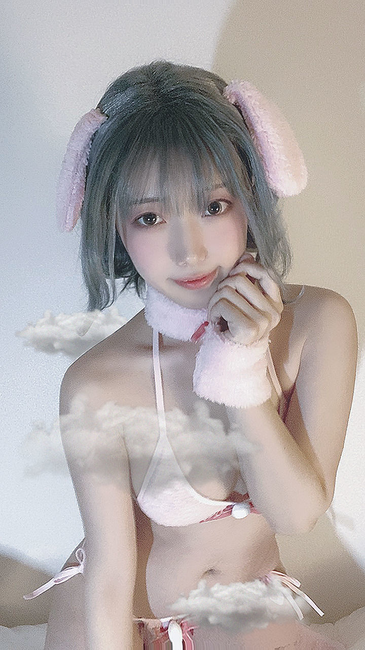 คอสเพลย์] นักบล็อกอนิเมะ เจ้เจ้เซเลีย - ชุดชั้นในกระต่าย