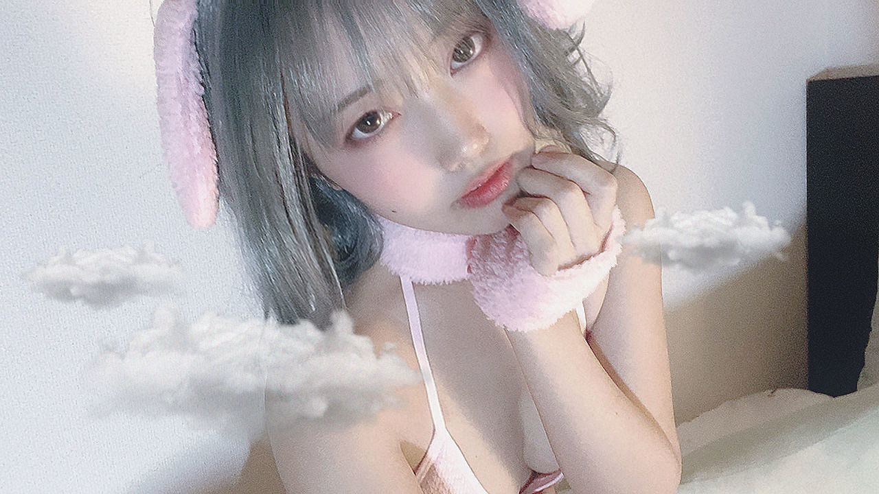 คอสเพลย์] นักบล็อกอนิเมะ เจ้เจ้เซเลีย - ชุดชั้นในกระต่าย