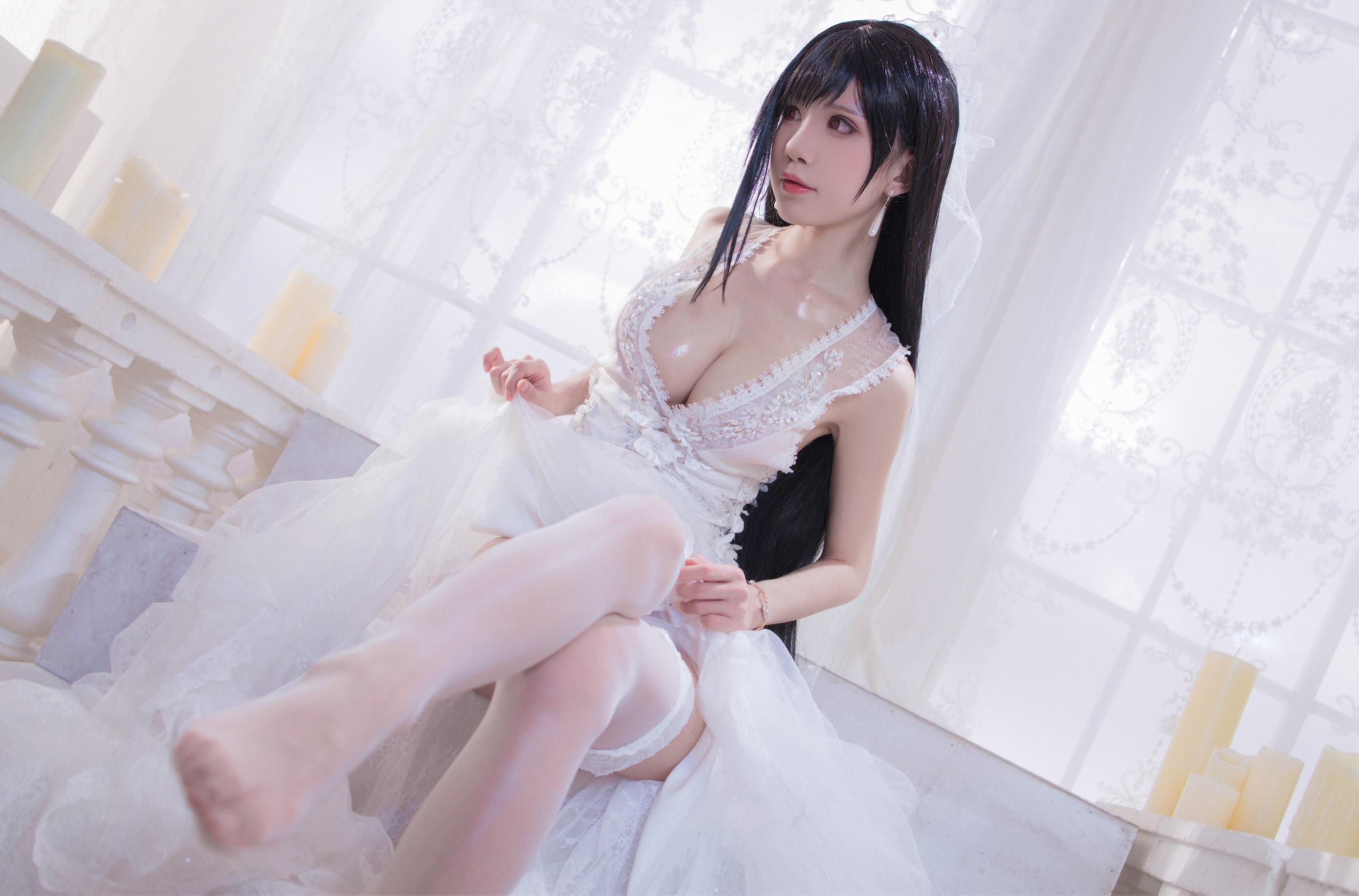คอสเพลย์] นักบล็อกอนิเมะ 水淼aqua - ชุดแต่งงาน