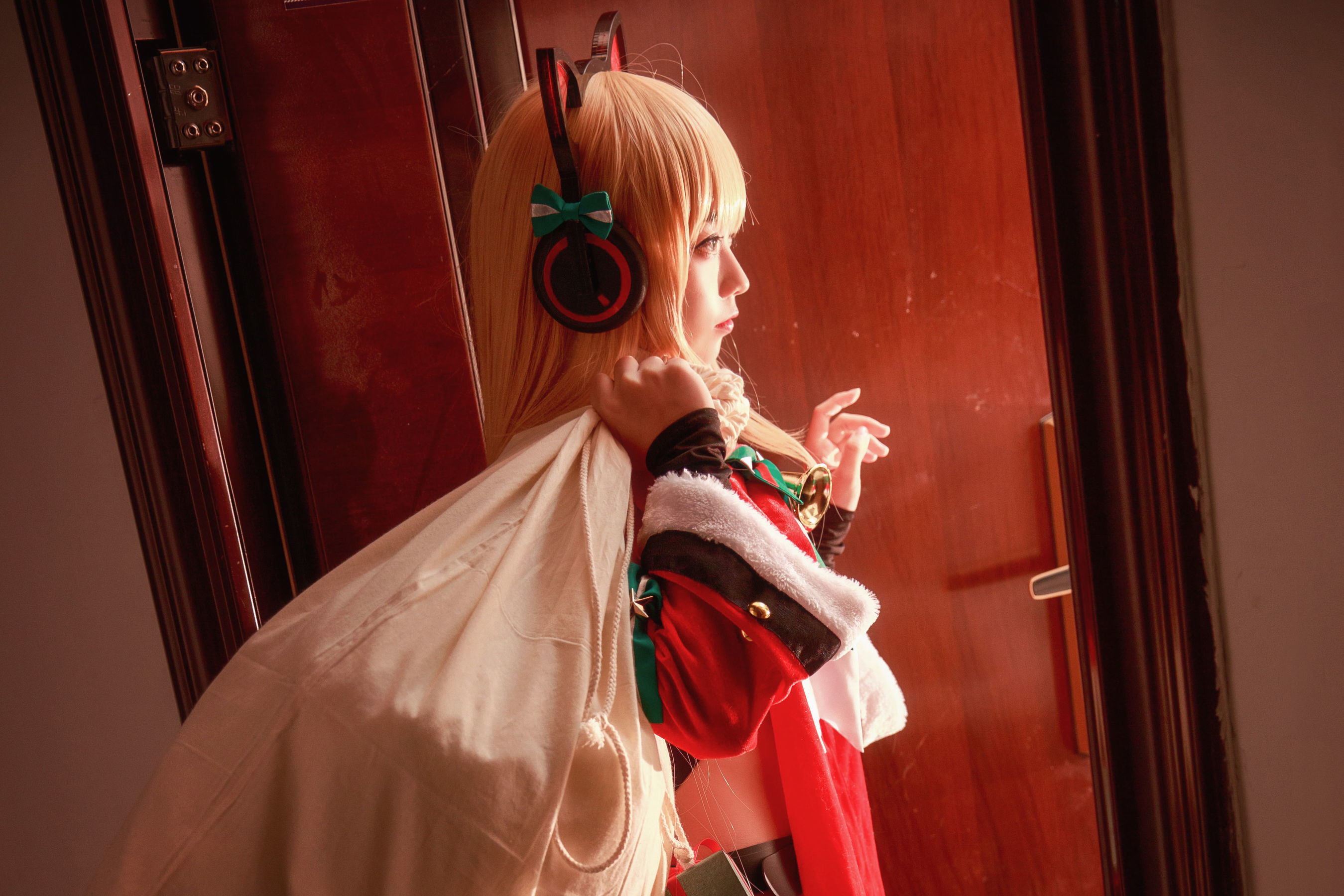 คอสเพลย์] บล็อกเกอร์อนิเมะ G44 ไม่ได้รับบาดเจ็บ - TMP คริสต์มาส