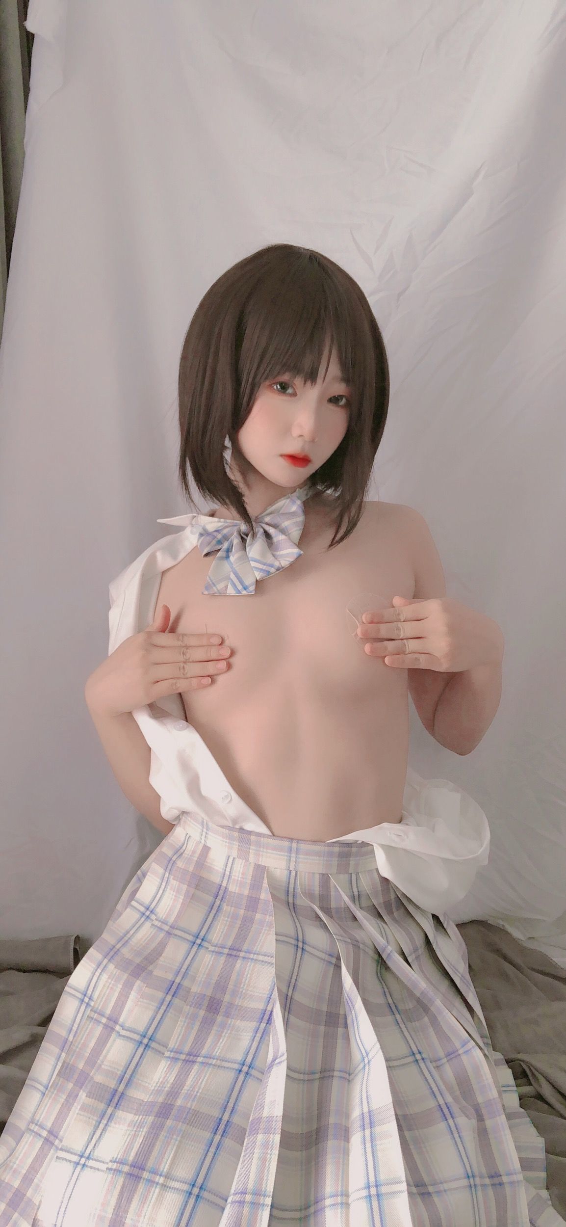 JK Cosplay：萌妹是青水 - 学妹jk