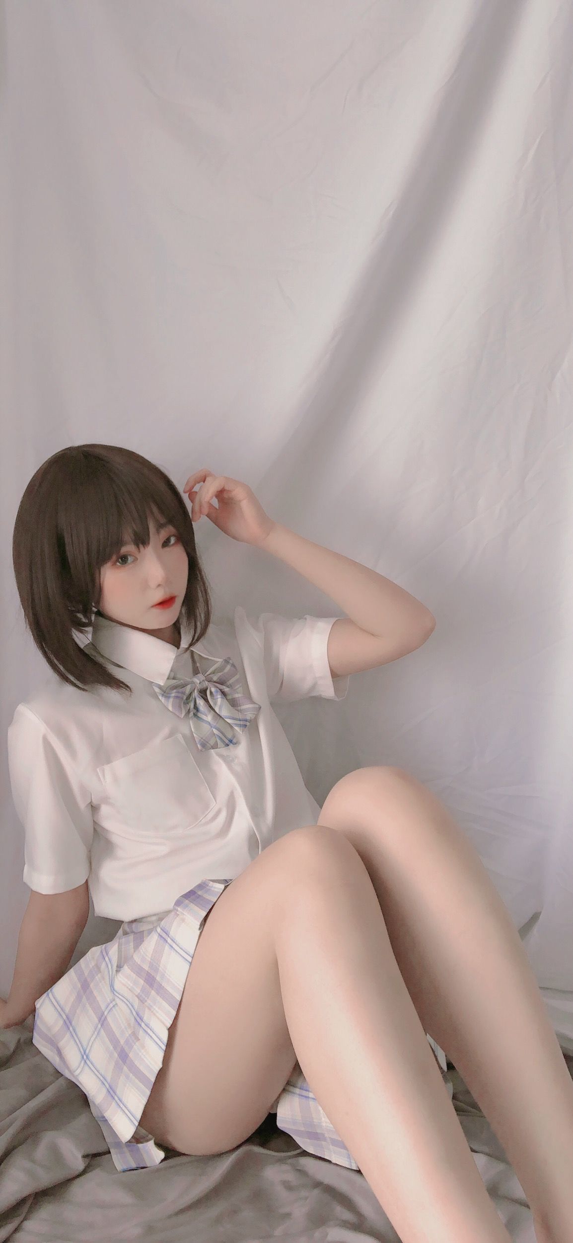 JK Cosplay：萌妹是青水 - 学妹jk