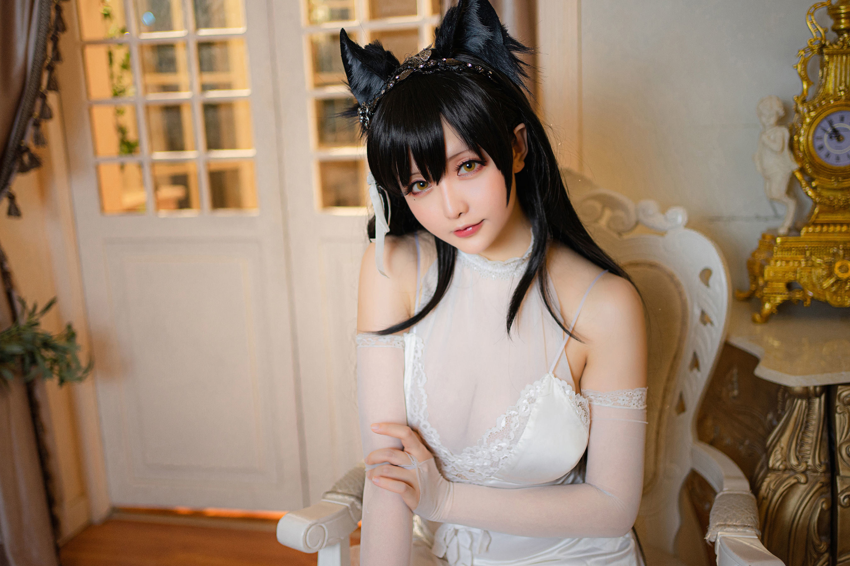 Cosplay] Coser Miss Xing zhi Chi Chi - Atago Wedding Dress
