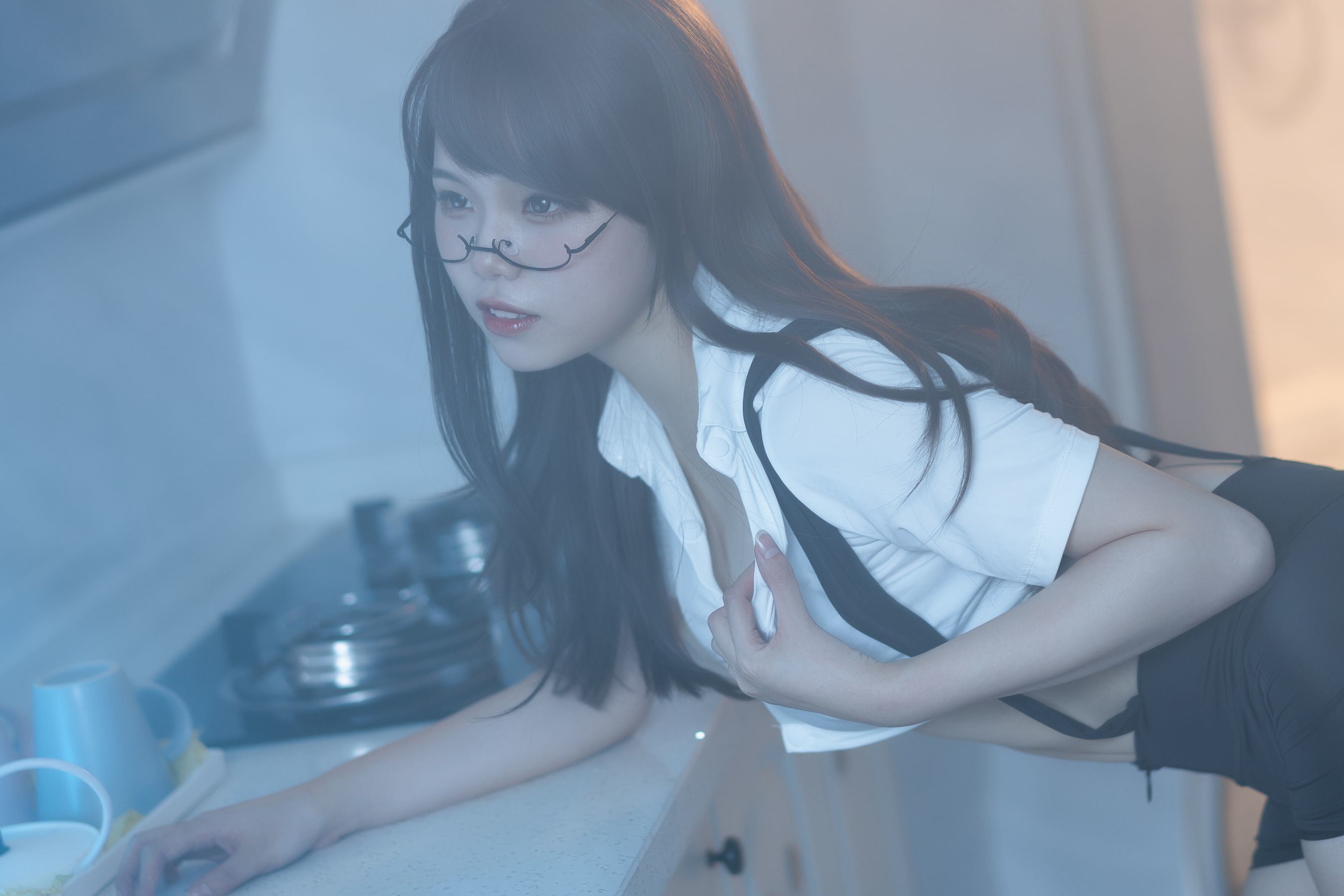 Cosplay] Qiyue Miaoz - Glasses Girl 1