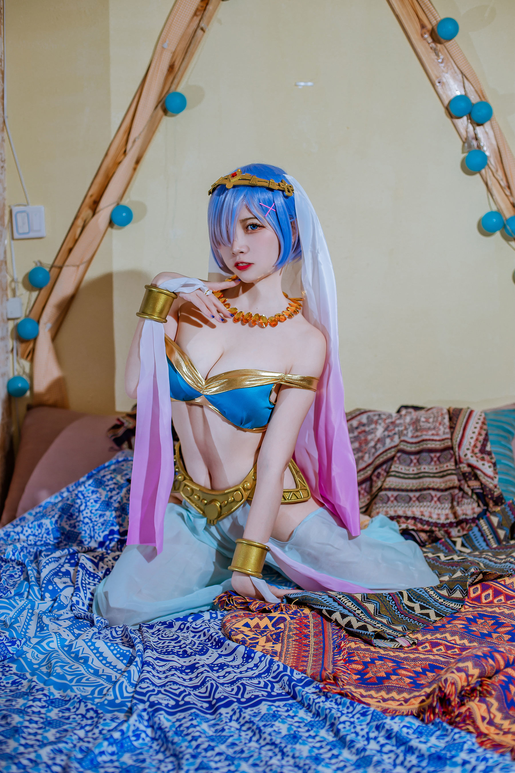 Cosplay] Popular Coser Er Zuo Nisa - Rem Dancing Girl