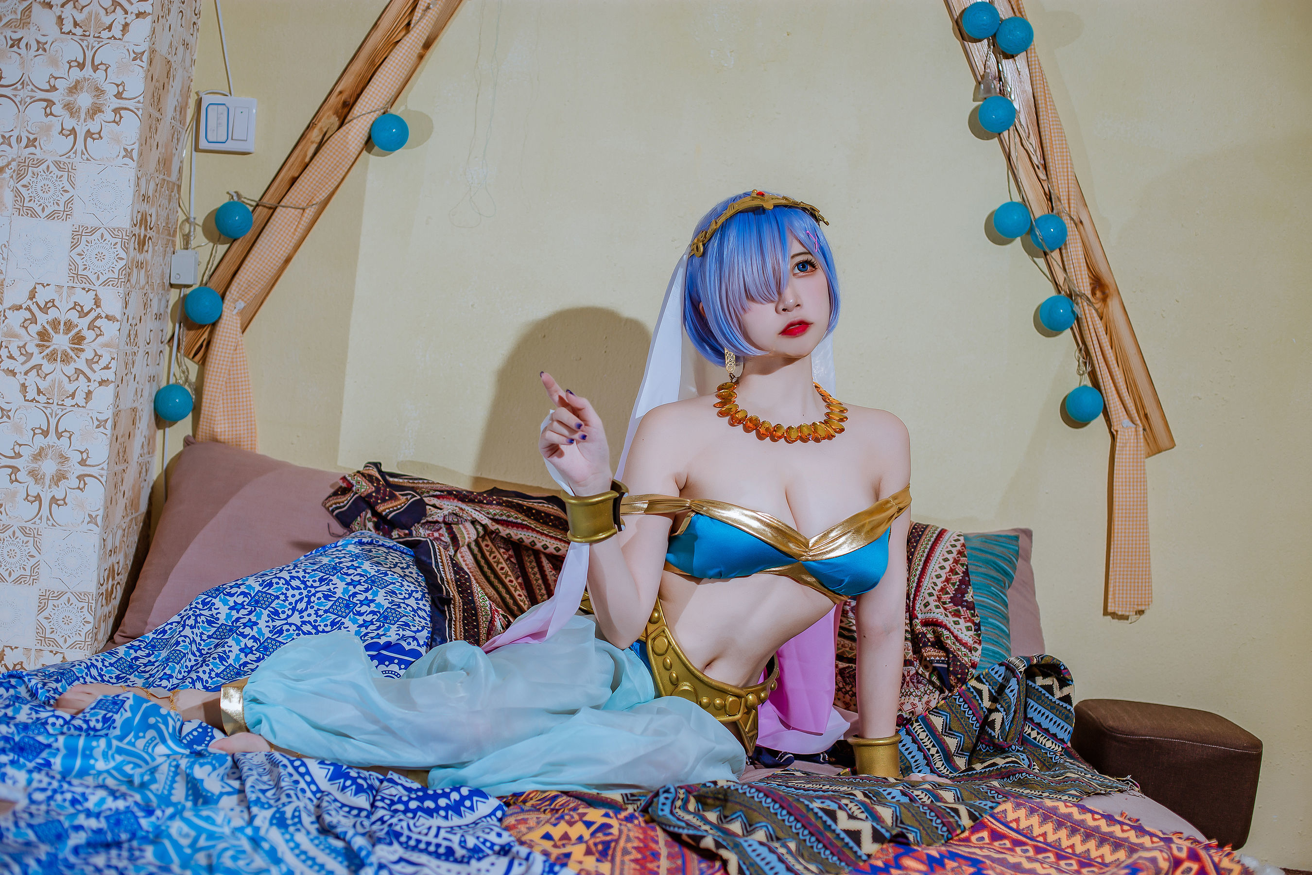 Cosplay] Popular Coser Er Zuo Nisa - Rem Dancing Girl