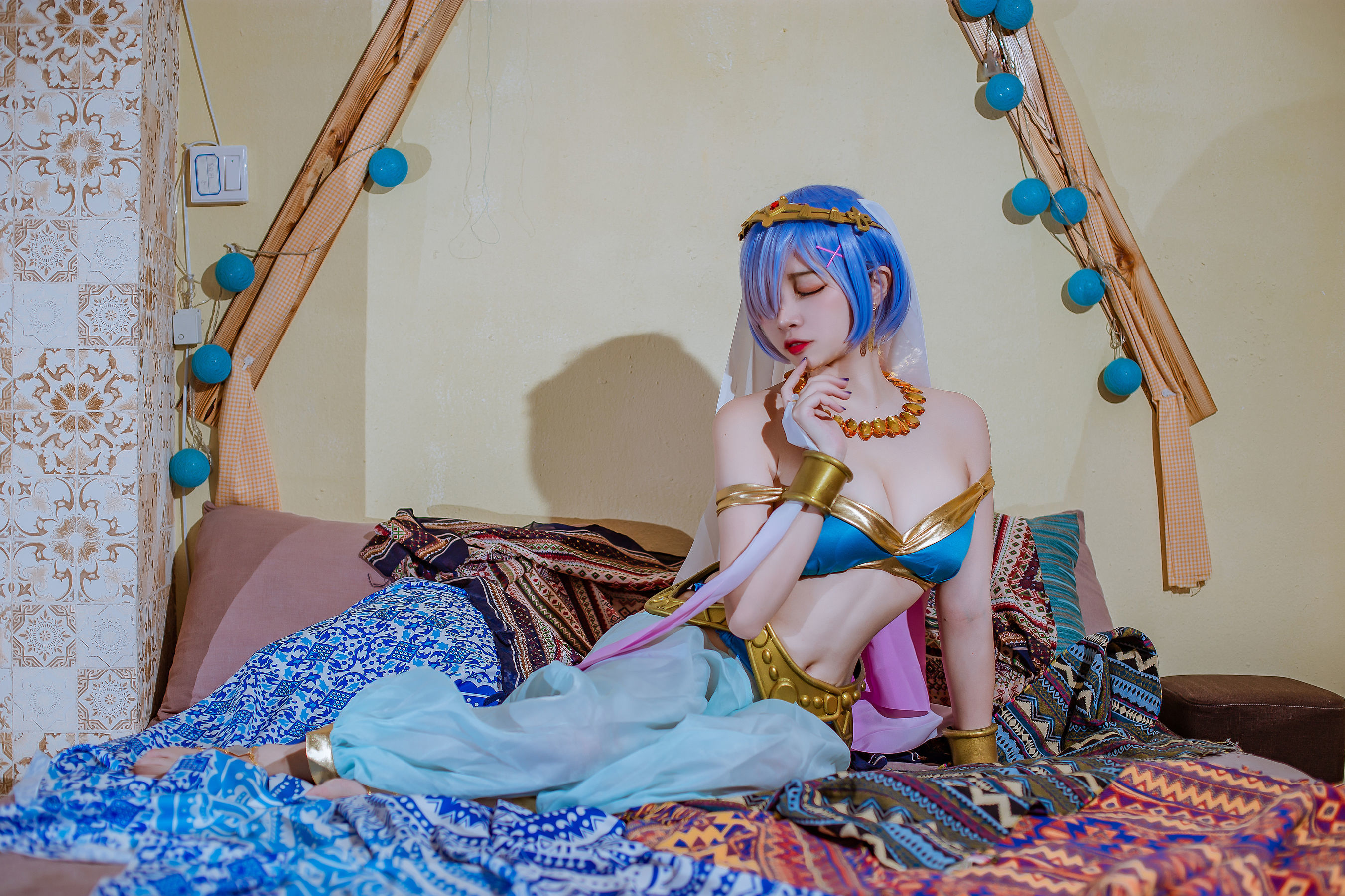 Cosplay] Popular Coser Er Zuo Nisa - Rem Dancing Girl