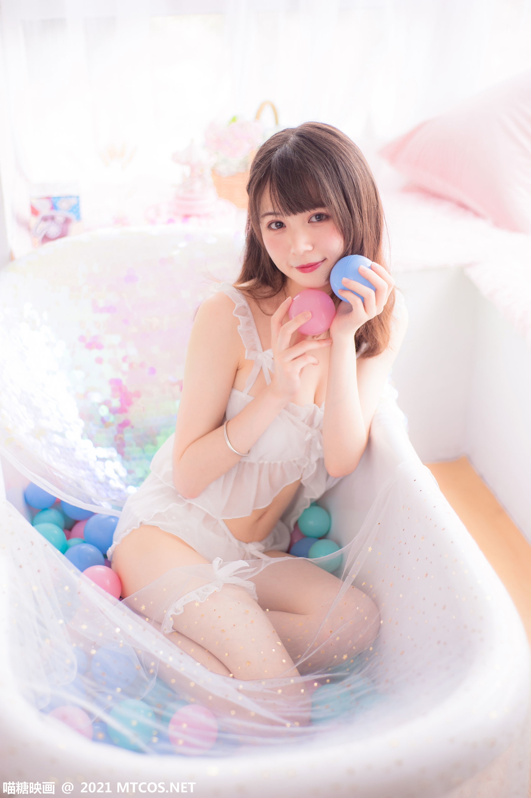 Meow Sugar Film] Vol.351 Bubble Pink Skirt