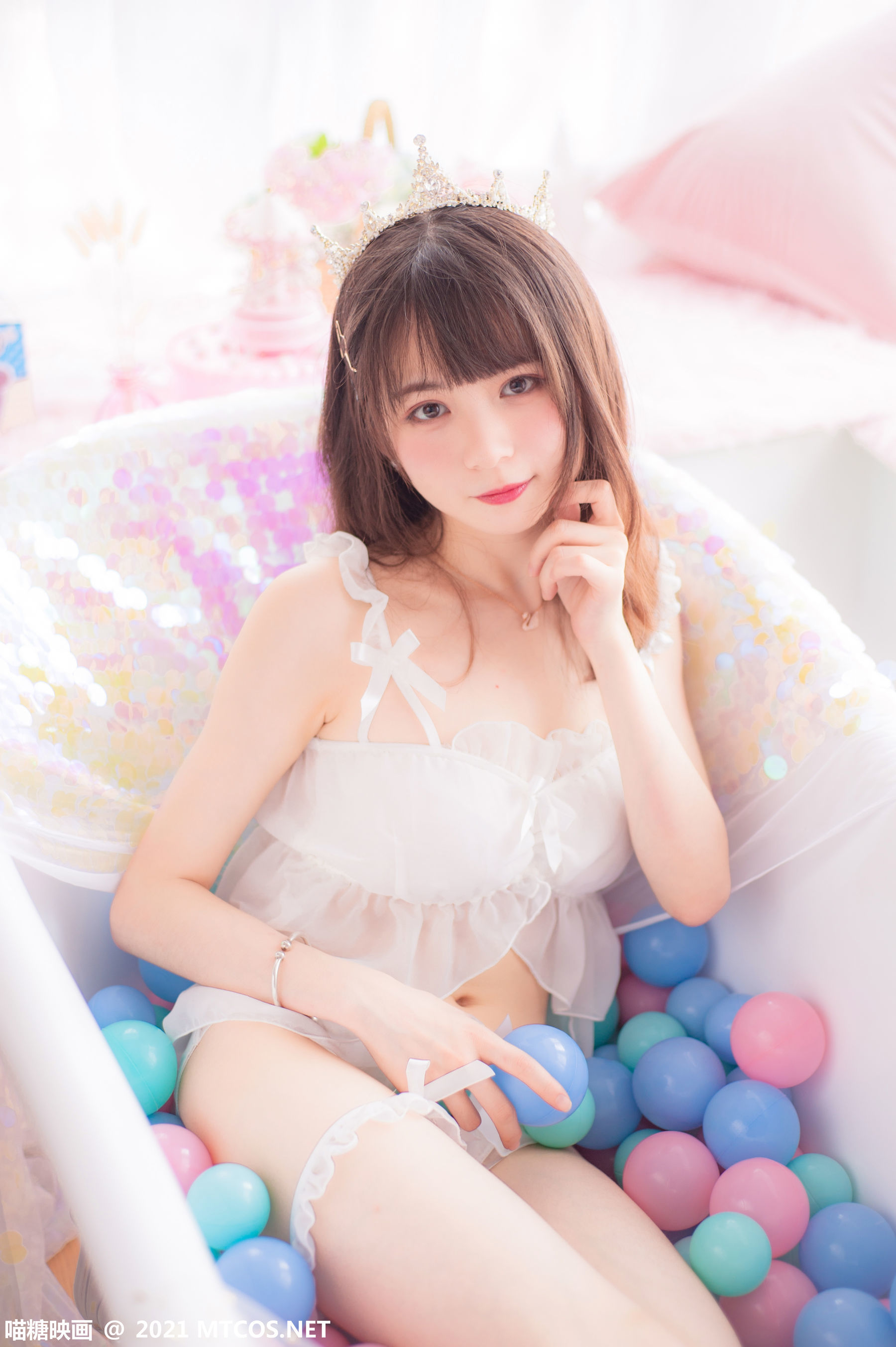 Meow Sugar Film] Vol.351 Bubble Pink Skirt