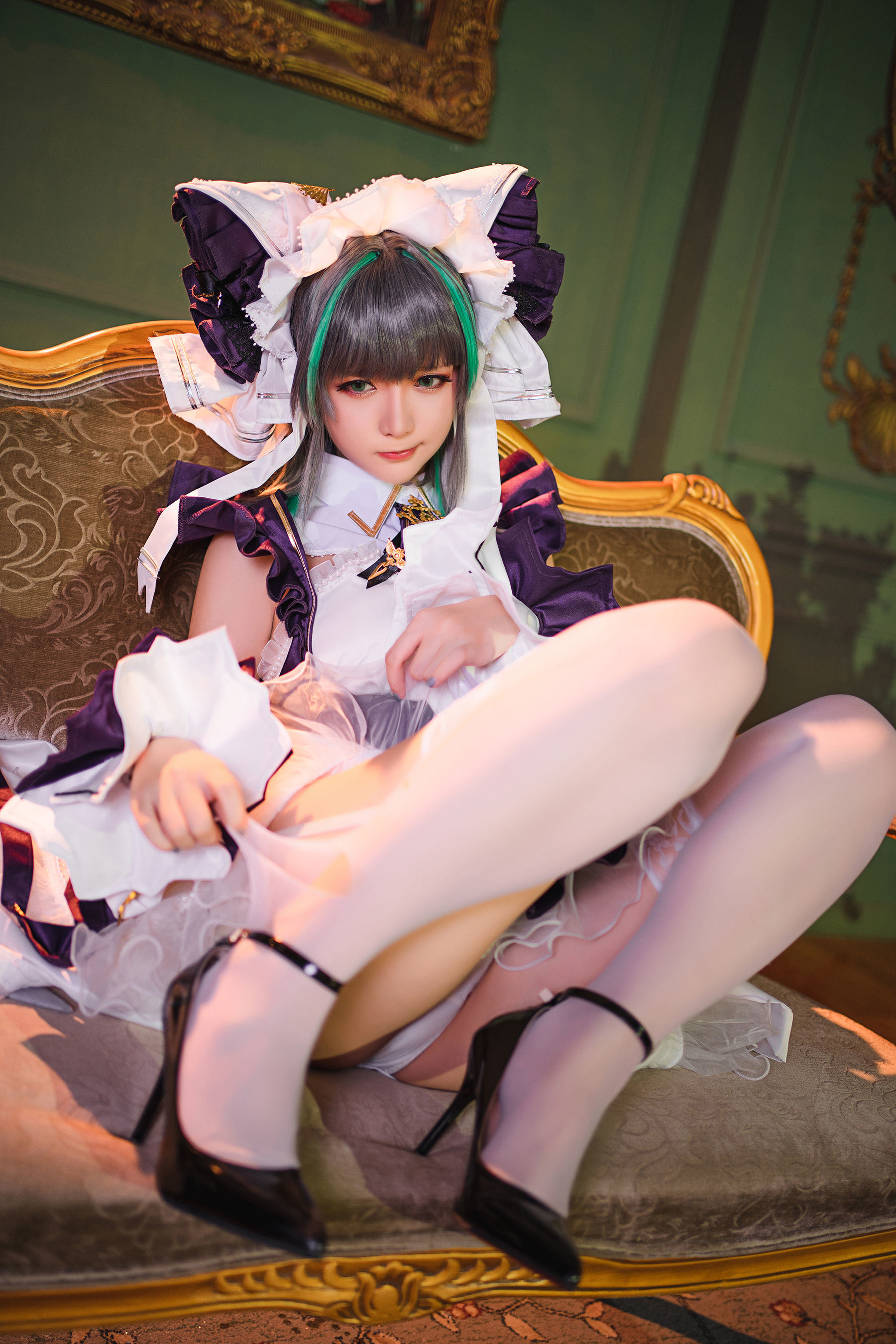 [COS福利] Coser小姐姐星之迟迟 - R-Maid《柴郡》