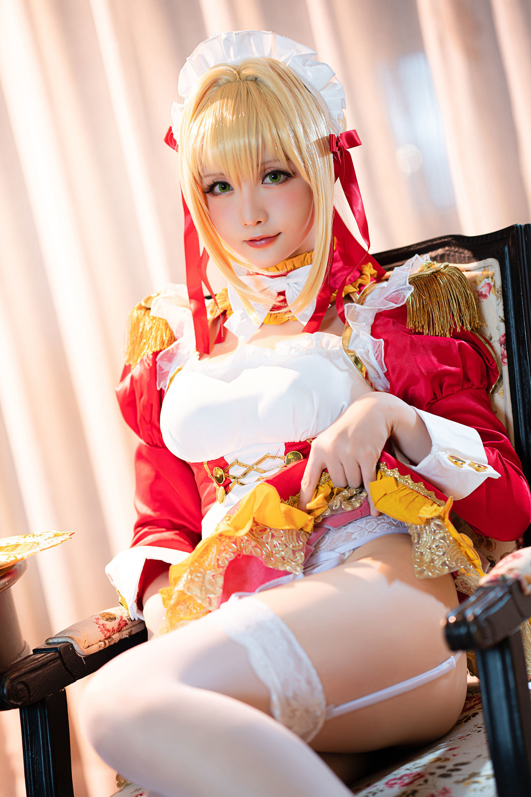 COS Phúc lợi] Coser Chị Sao Chi Chi - Goshujin-sama 《Nero Nữ Phục》
