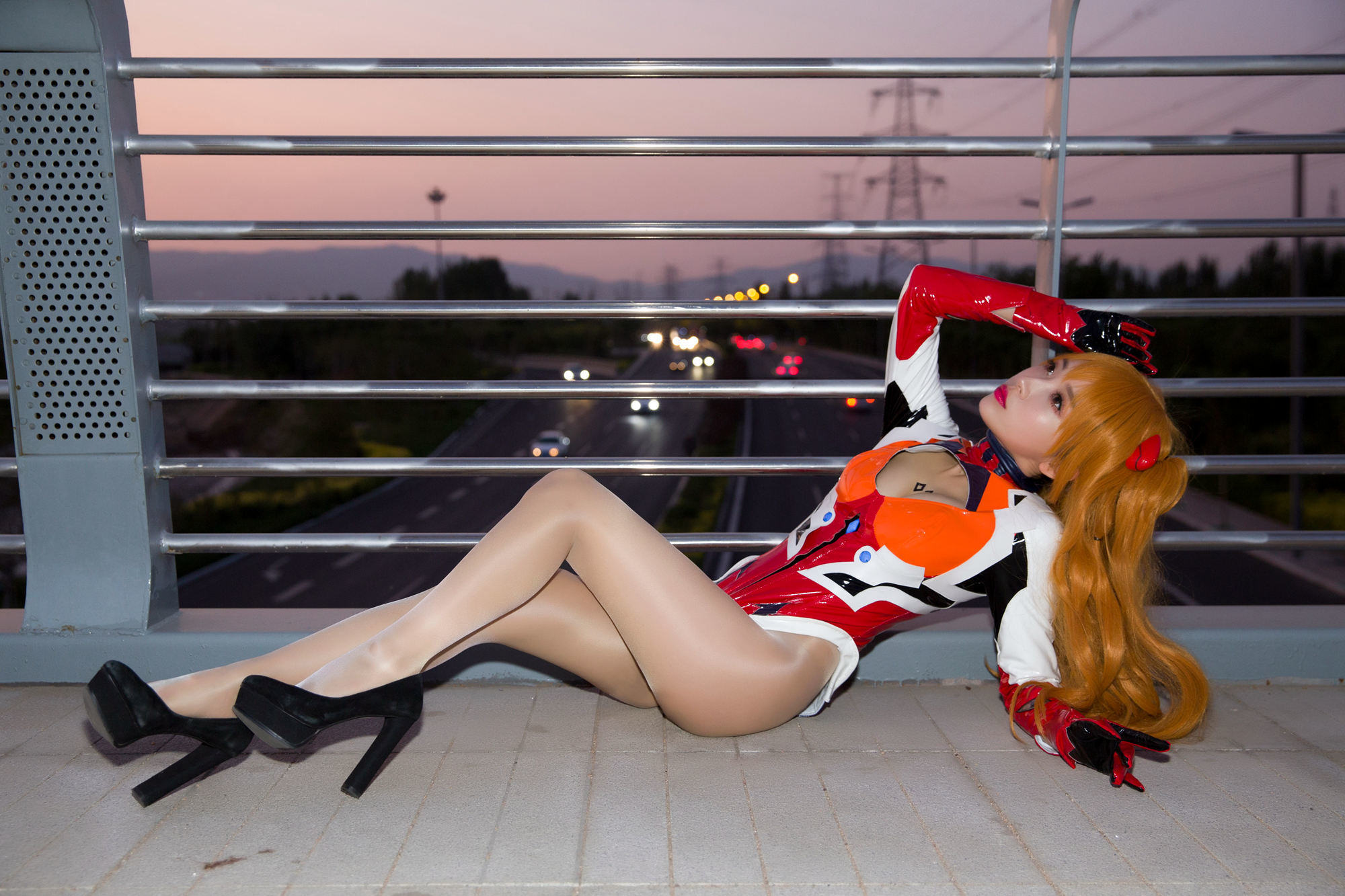 Phúc lợi COS] Chủ播 Douyu Little Witch Luna - Asuka Phiên bản dầu bóng