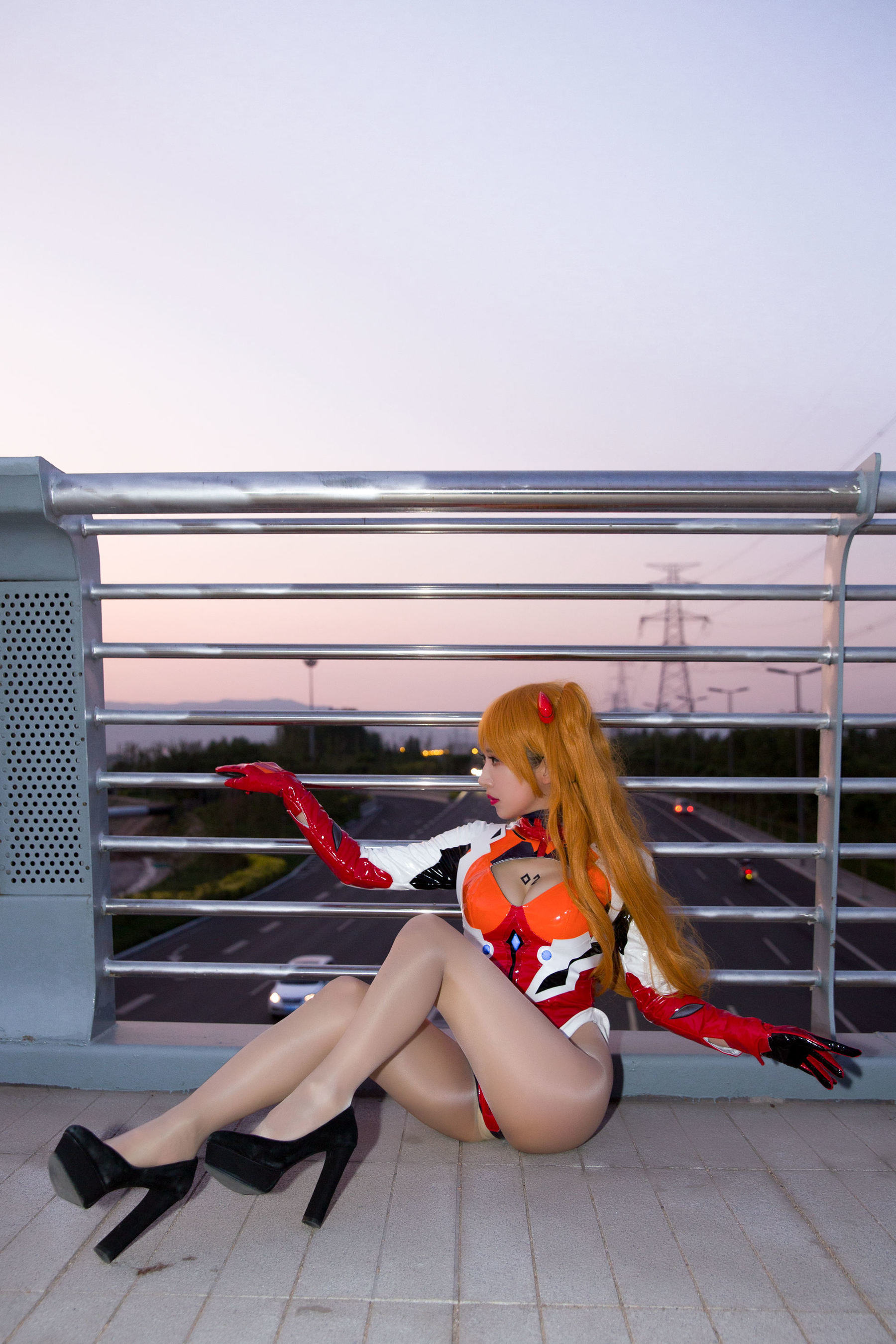 Phúc lợi COS] Chủ播 Douyu Little Witch Luna - Asuka Phiên bản dầu bóng