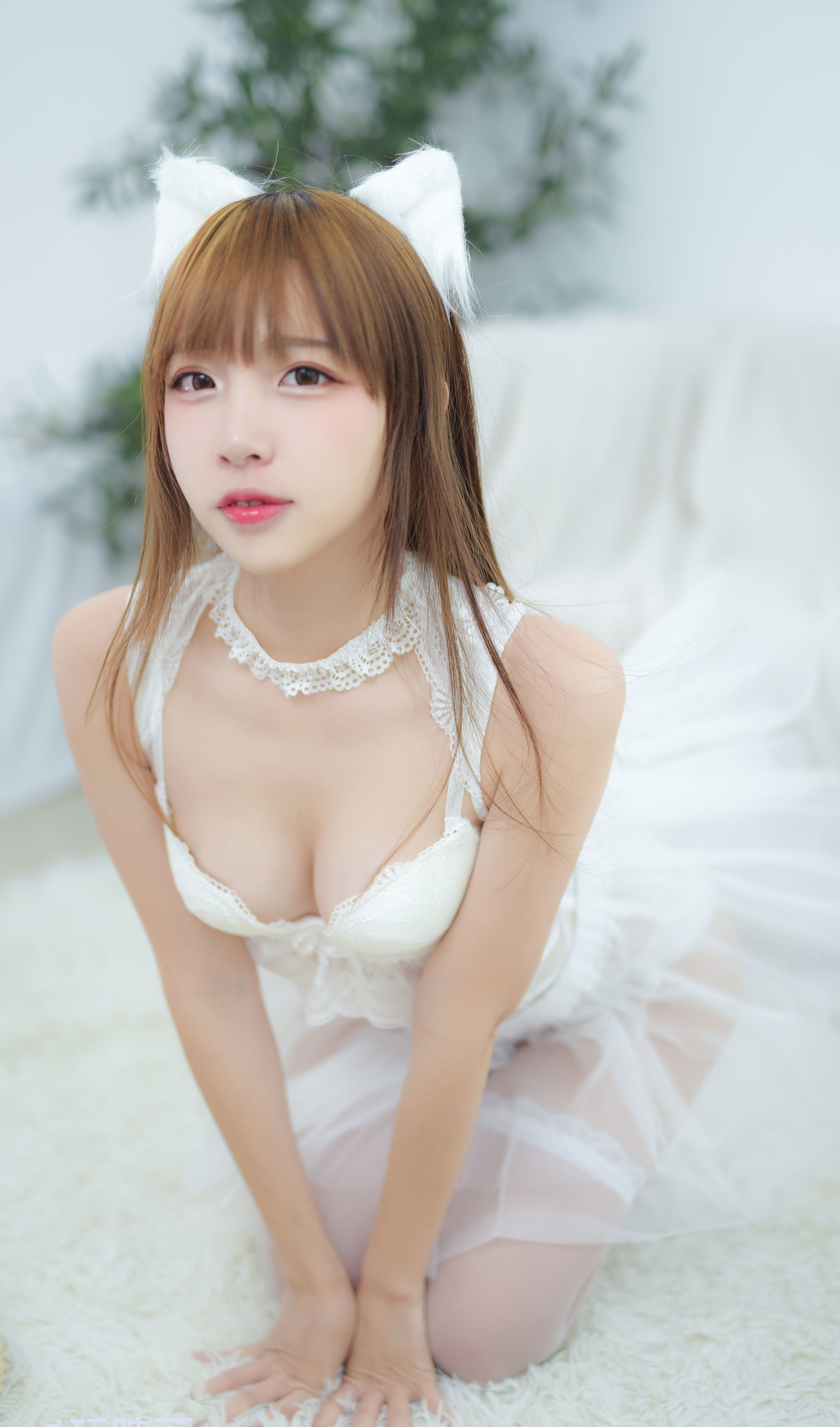 コスプレ特典] 人気のコスプレイヤー 二佐ニサ - 白いウェディングドレス