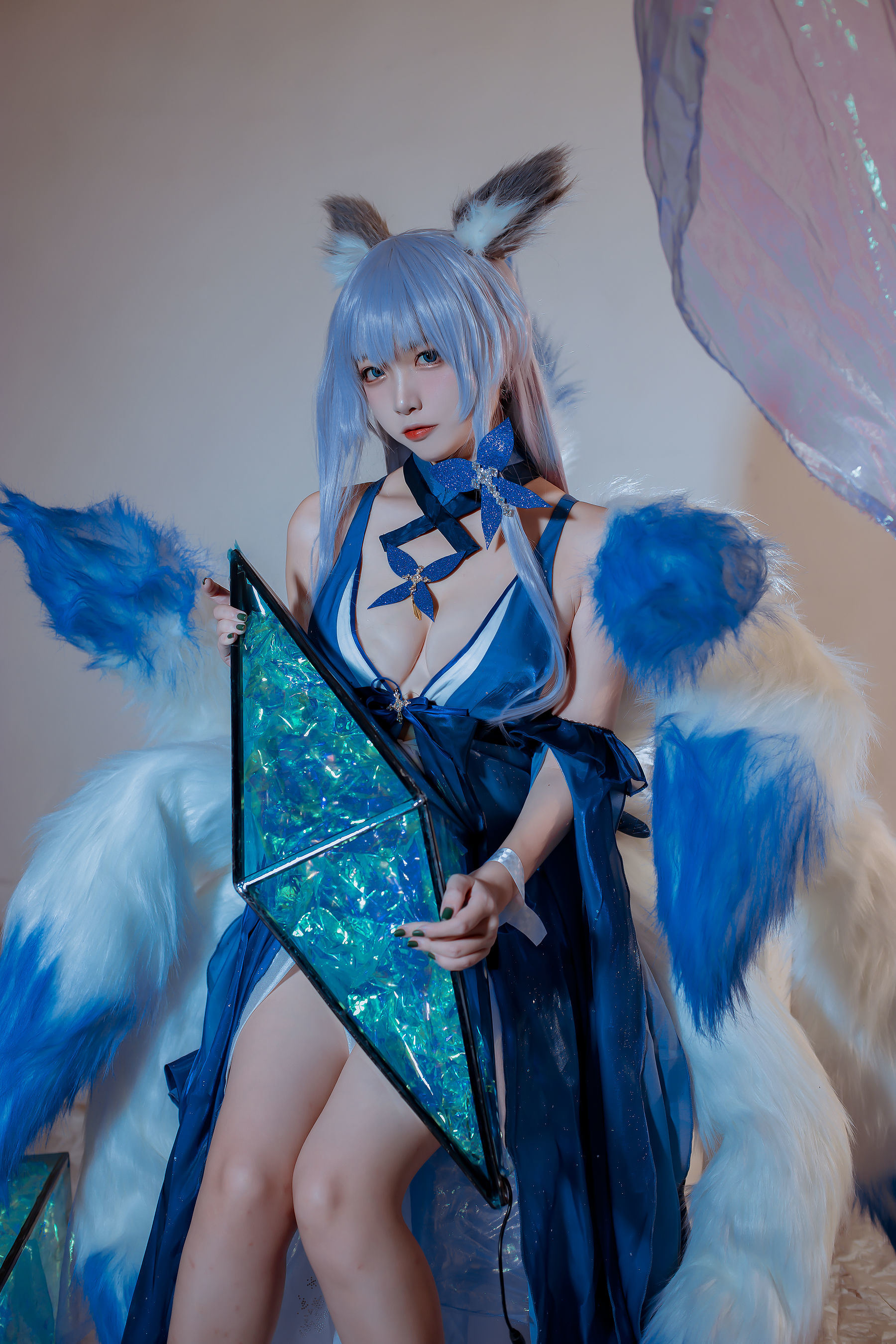 COSฟู๋ลี่] Coser ยอดนิยม เอิร์ซา นิซ่า - แอซอร์ เลน ชินาโนะ ชุดราตรี