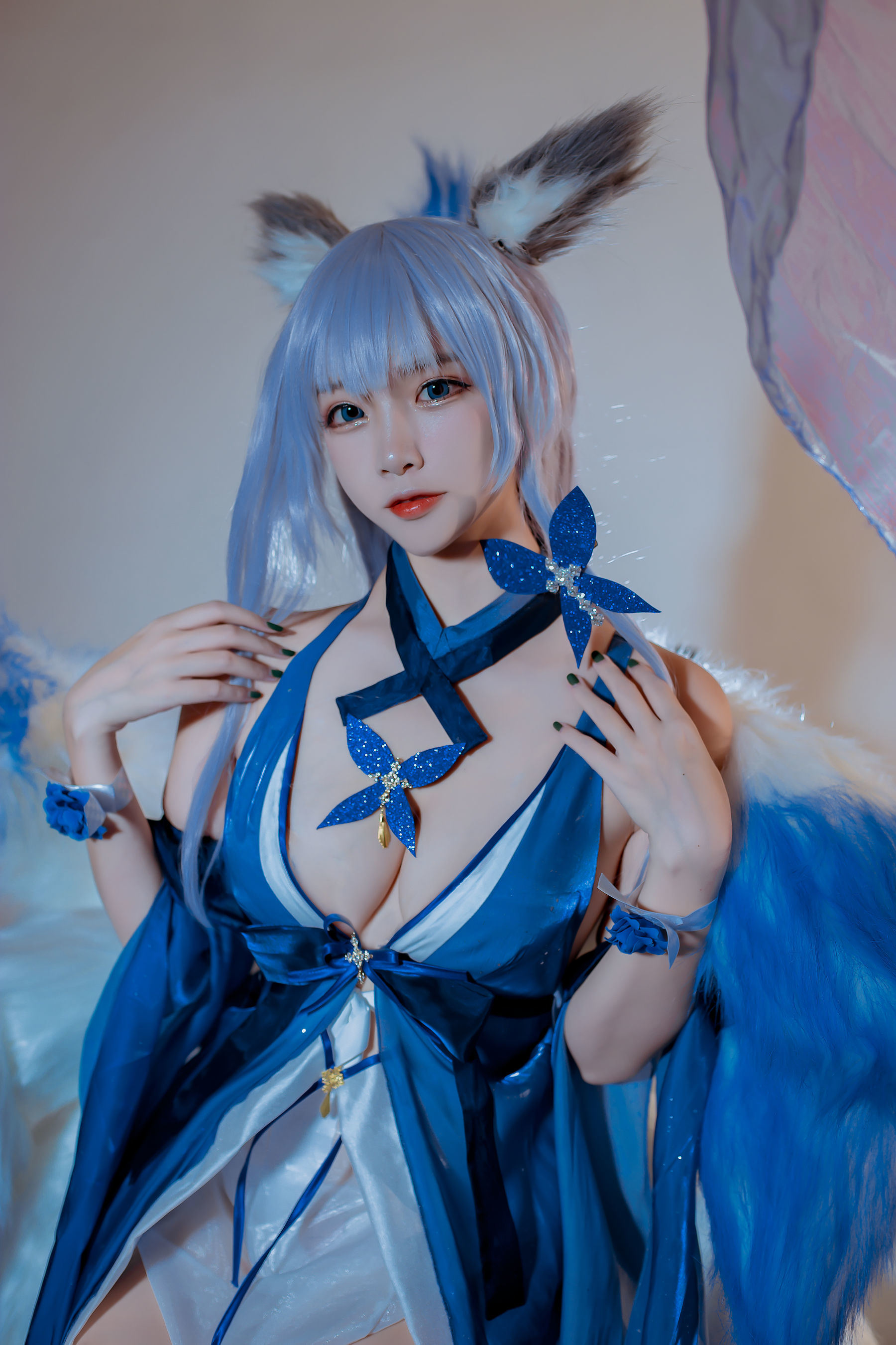 COSฟู๋ลี่] Coser ยอดนิยม เอิร์ซา นิซ่า - แอซอร์ เลน ชินาโนะ ชุดราตรี