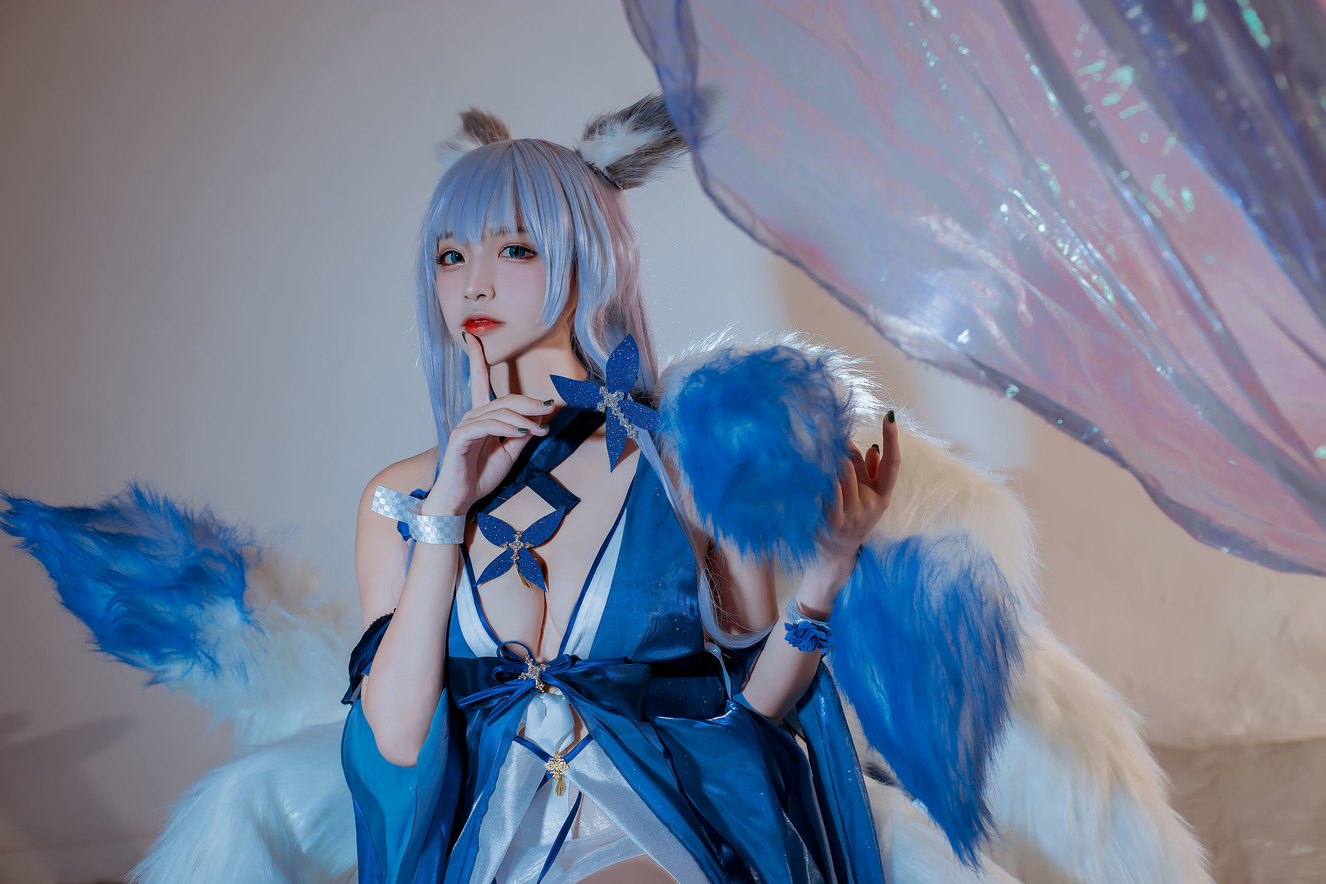 COSฟู๋ลี่] Coser ยอดนิยม เอิร์ซา นิซ่า - แอซอร์ เลน ชินาโนะ ชุดราตรี