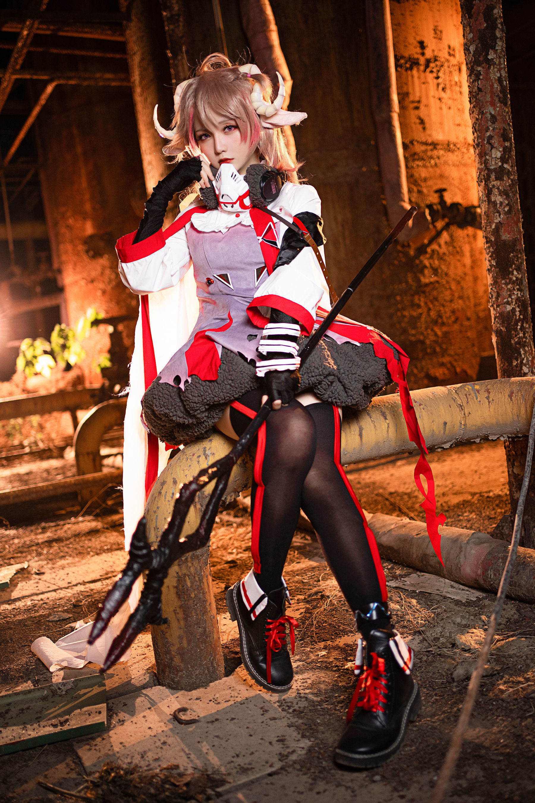 COS Phúc Lợi] Coser tiểu thư Tinh Chi Chi - Arknights 《Eyjafjalla》