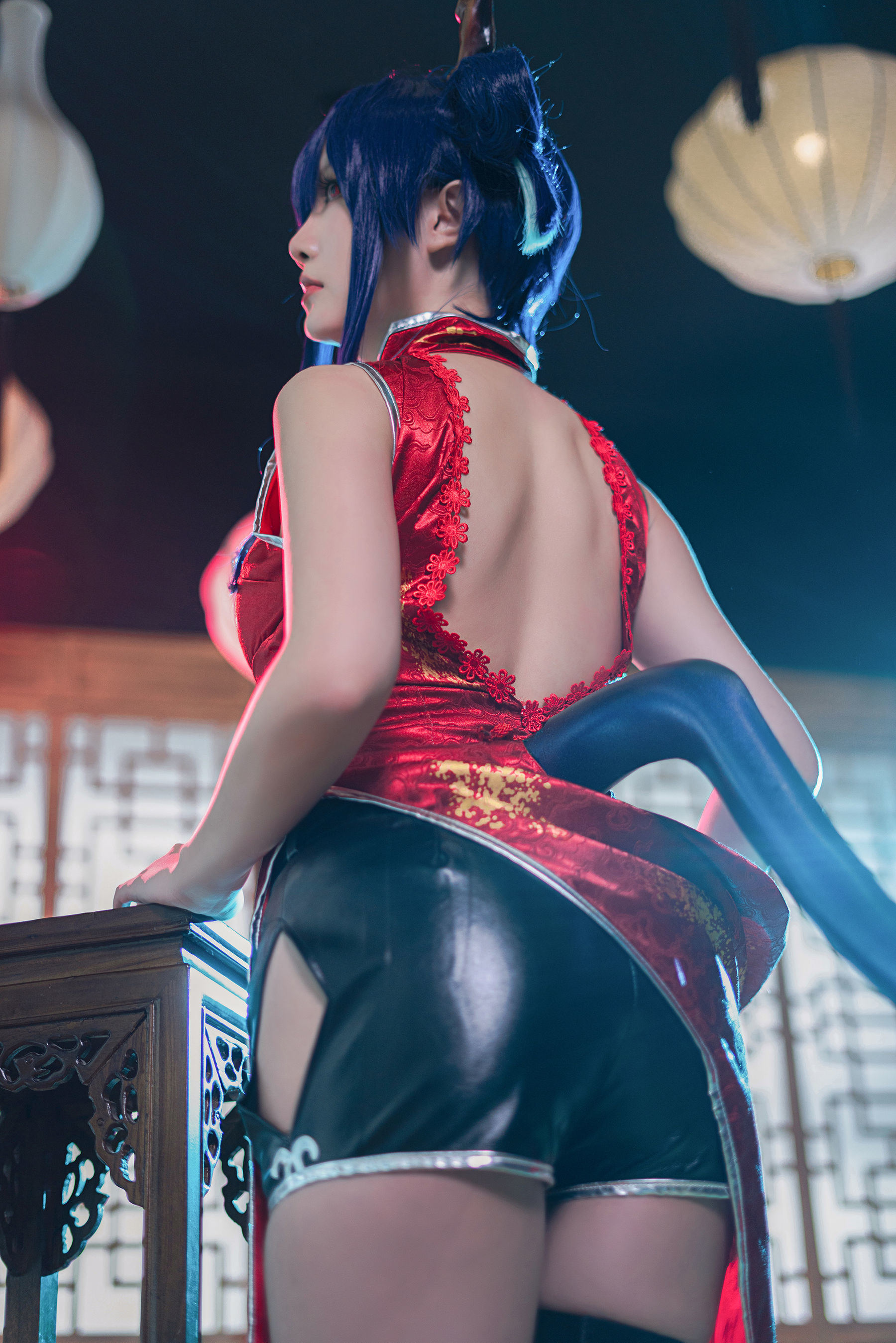 コスプレ特典] コサーお姉さん ホシノチチ - アークナイツ《チェン》