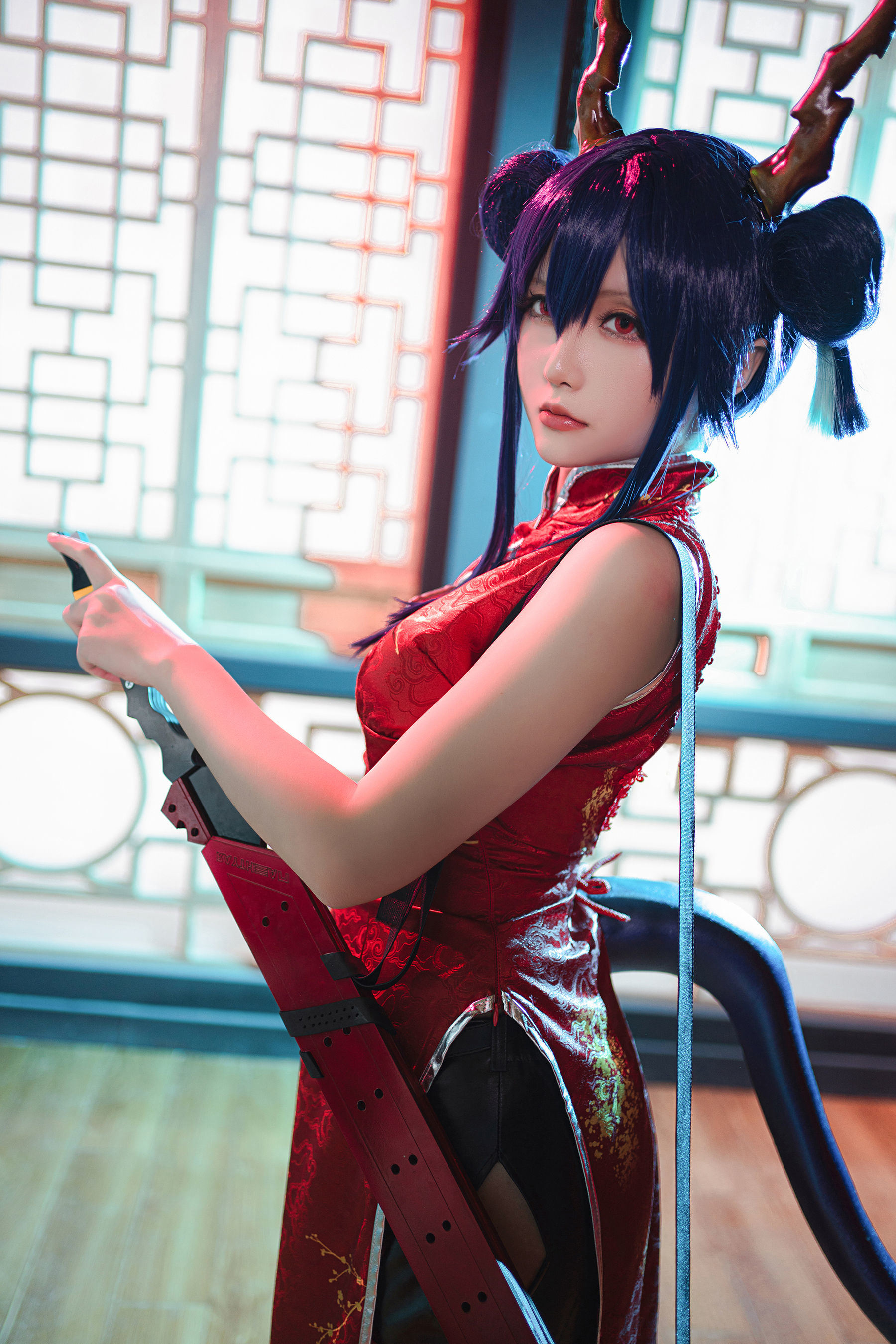 コスプレ特典] コサーお姉さん ホシノチチ - アークナイツ《チェン》