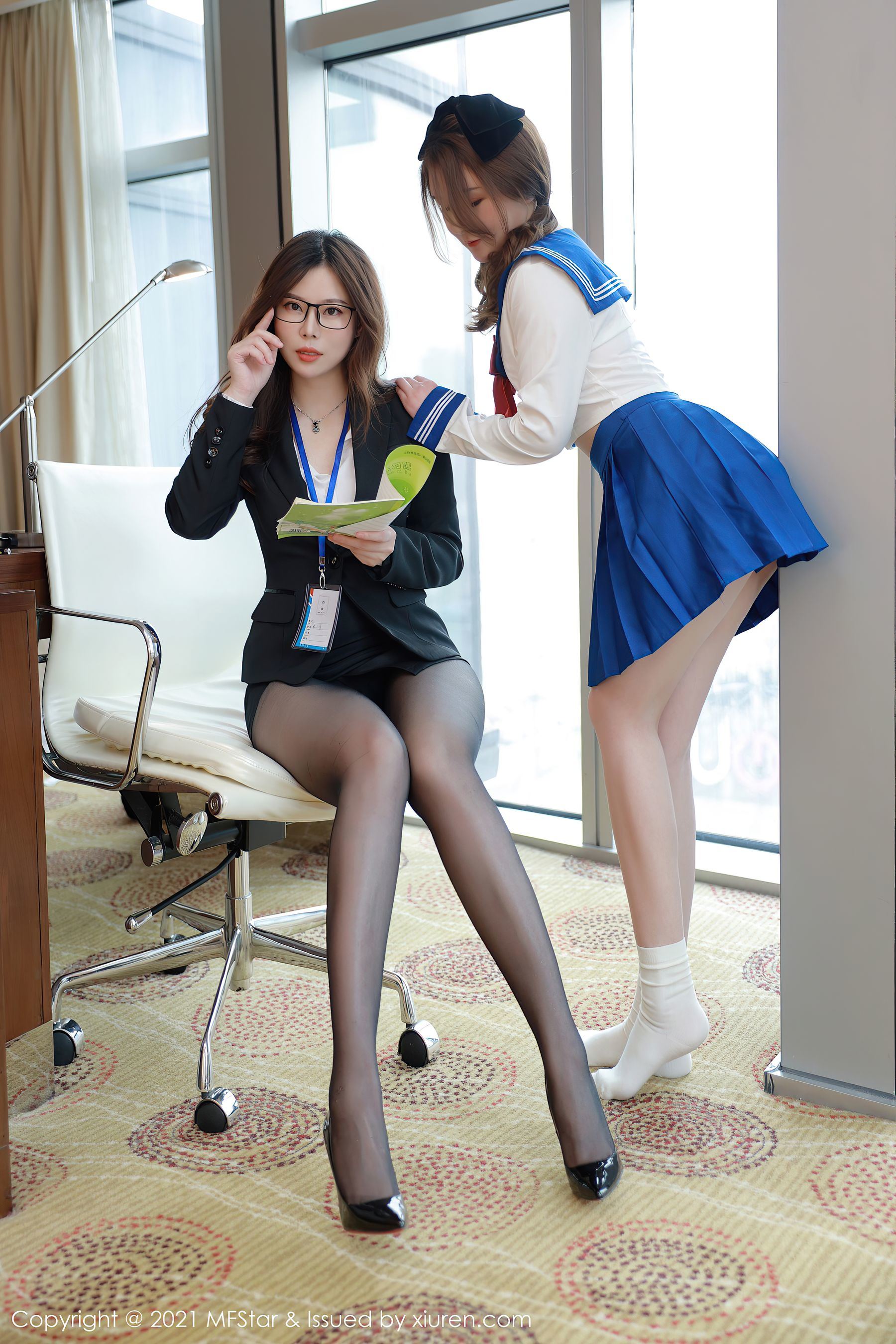 [模范学院MFStar] Vol.451 白茹雪Abby&匿名 模特合集