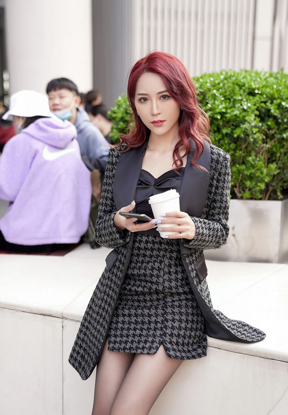周慕汐 2021 セクシー制服秘書 ハイヒールで黒ストッキングを脱ぐ プロット セクシー写真