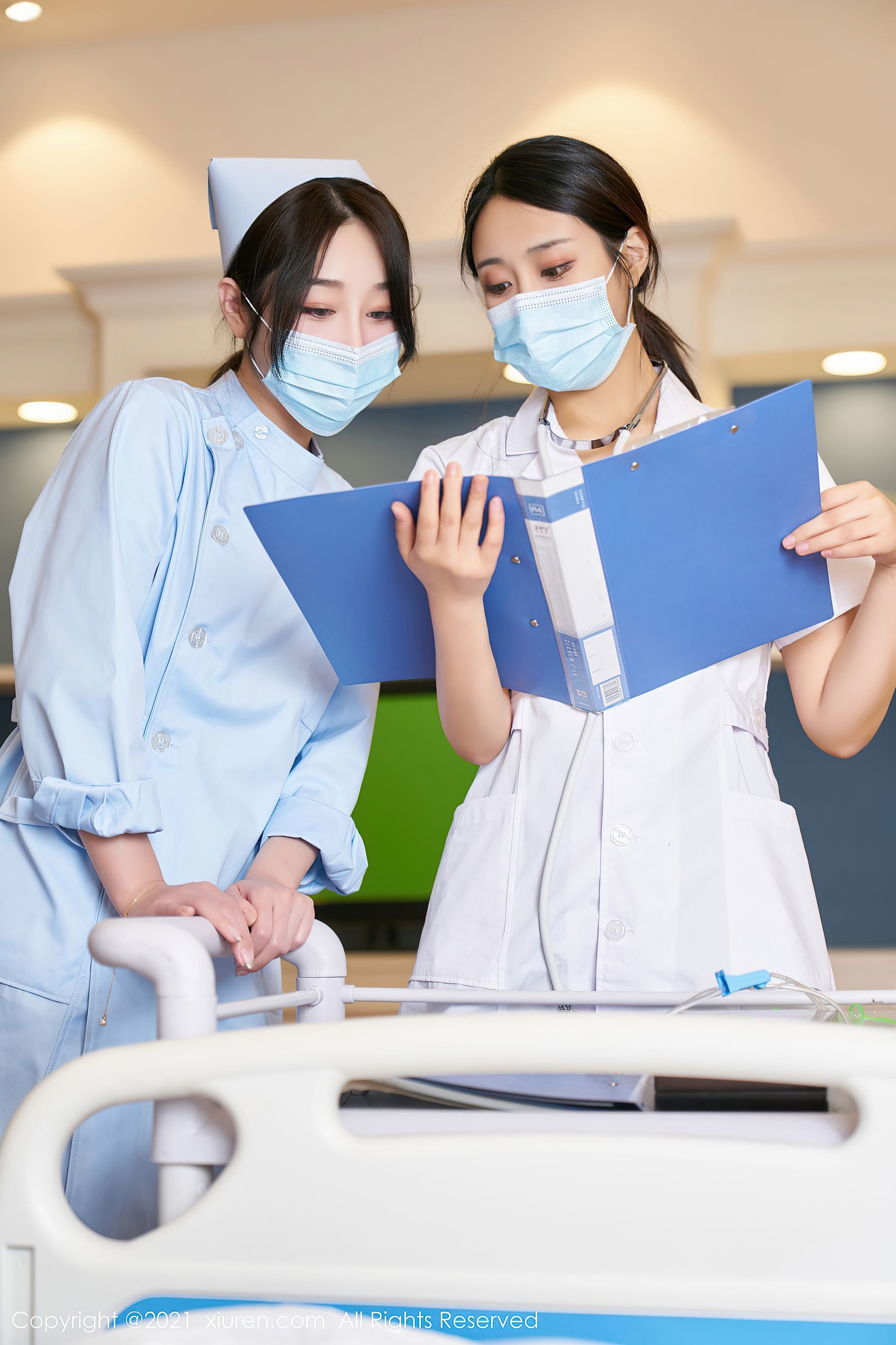 秀人XIUREN] Số 3060 Cửu Nguyệt Sinh và Lâm Tử Hân Freya