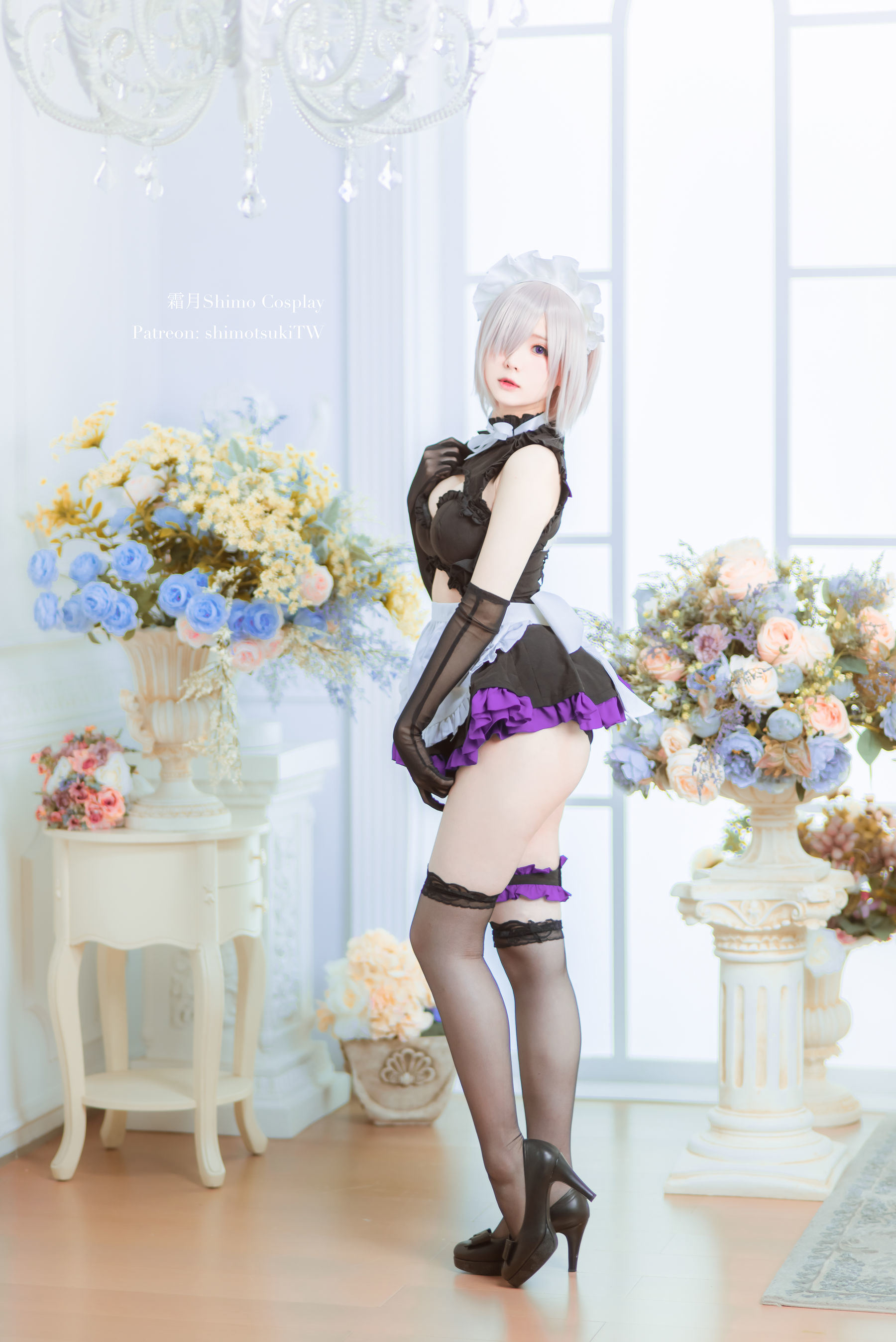コスプレ福利] ウェイボーの妹紙 霜月シーモ - マシュメイド