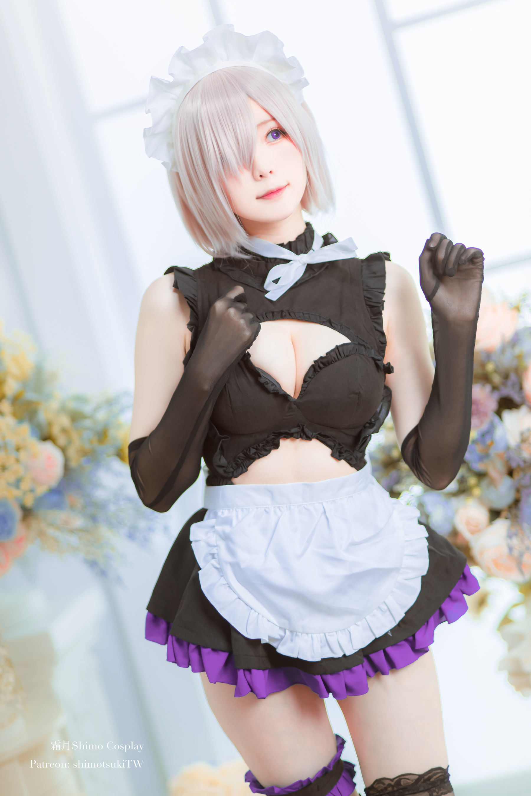 コスプレ福利] ウェイボーの妹紙 霜月シーモ - マシュメイド