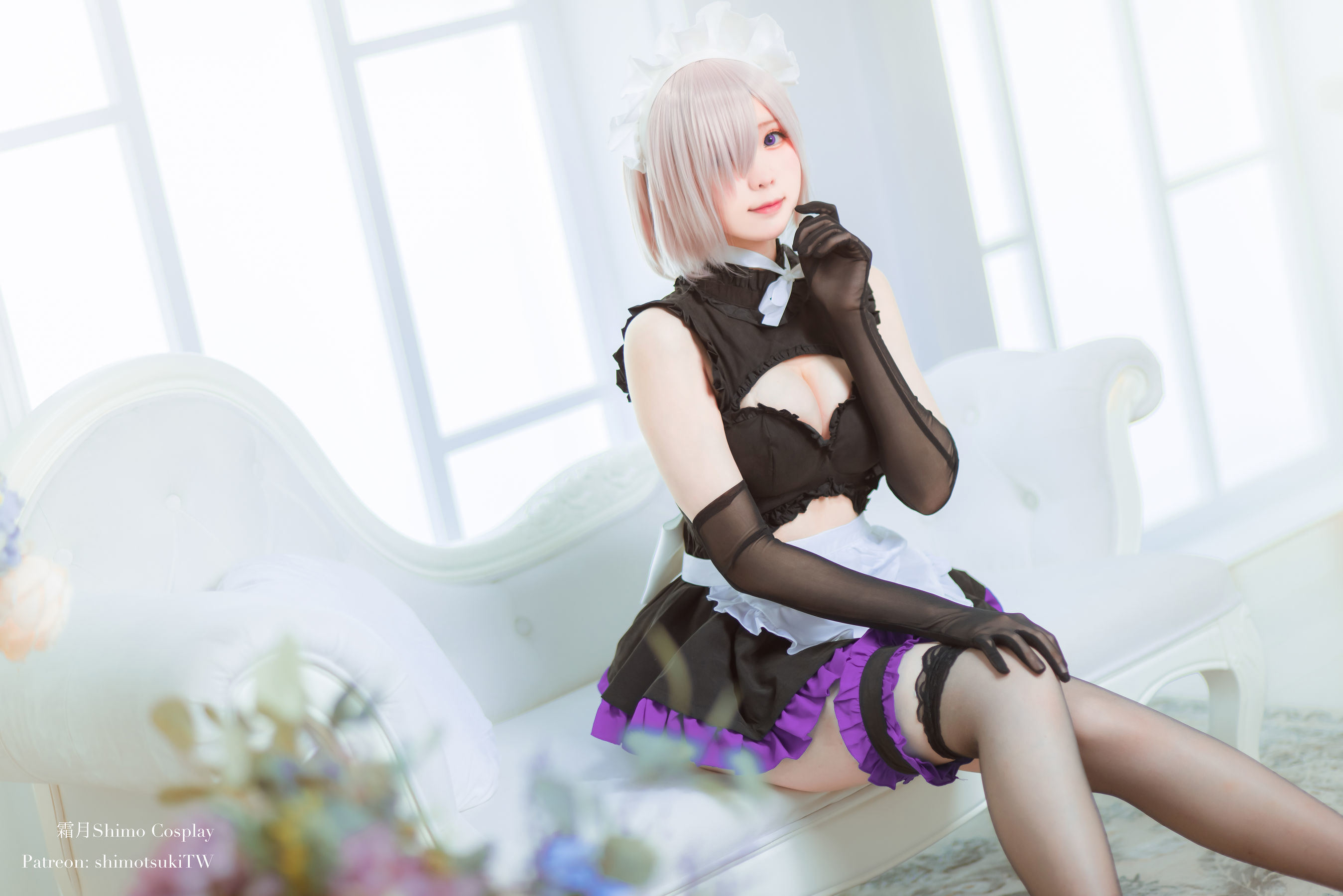コスプレ福利] ウェイボーの妹紙 霜月シーモ - マシュメイド