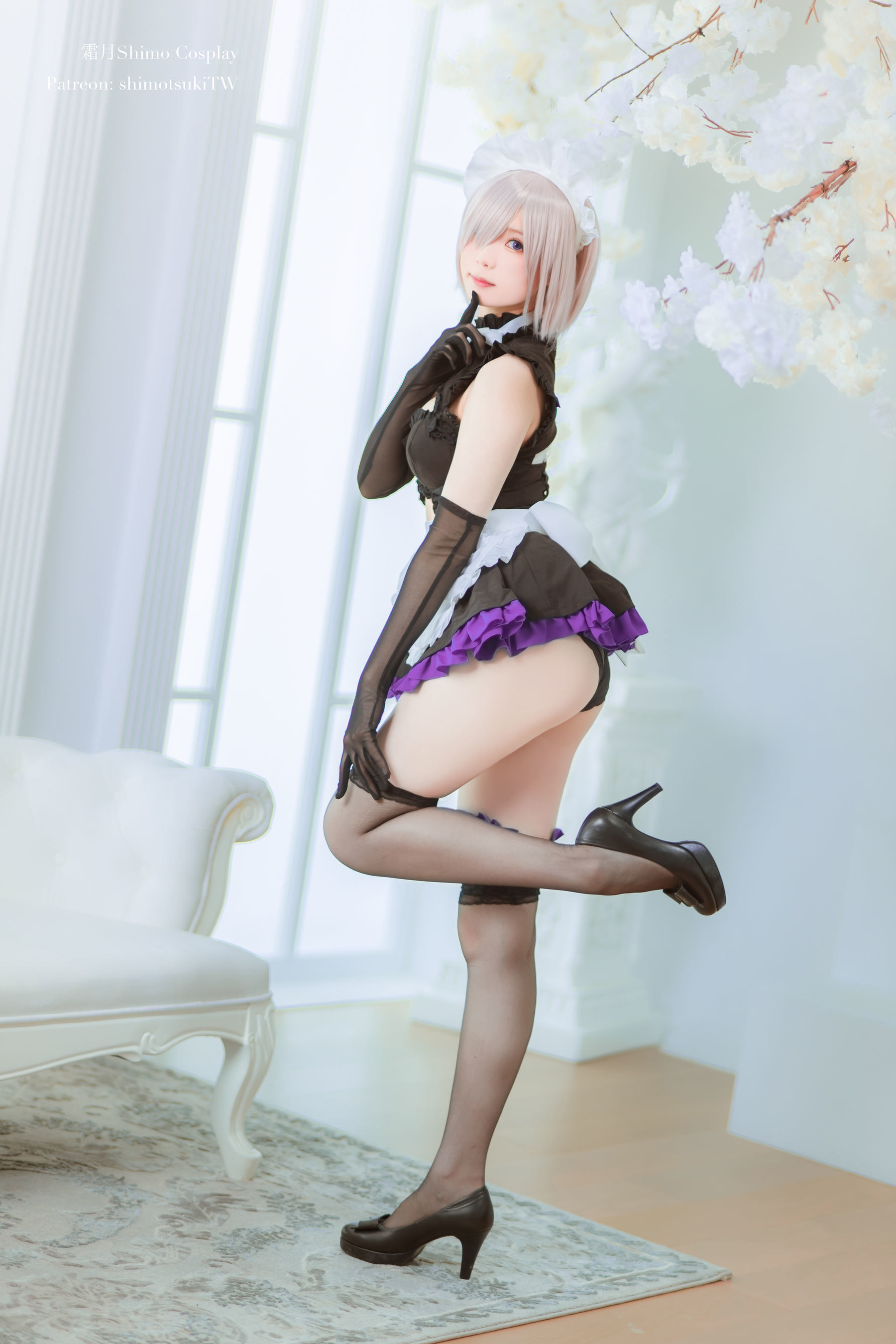 コスプレ福利] ウェイボーの妹紙 霜月シーモ - マシュメイド