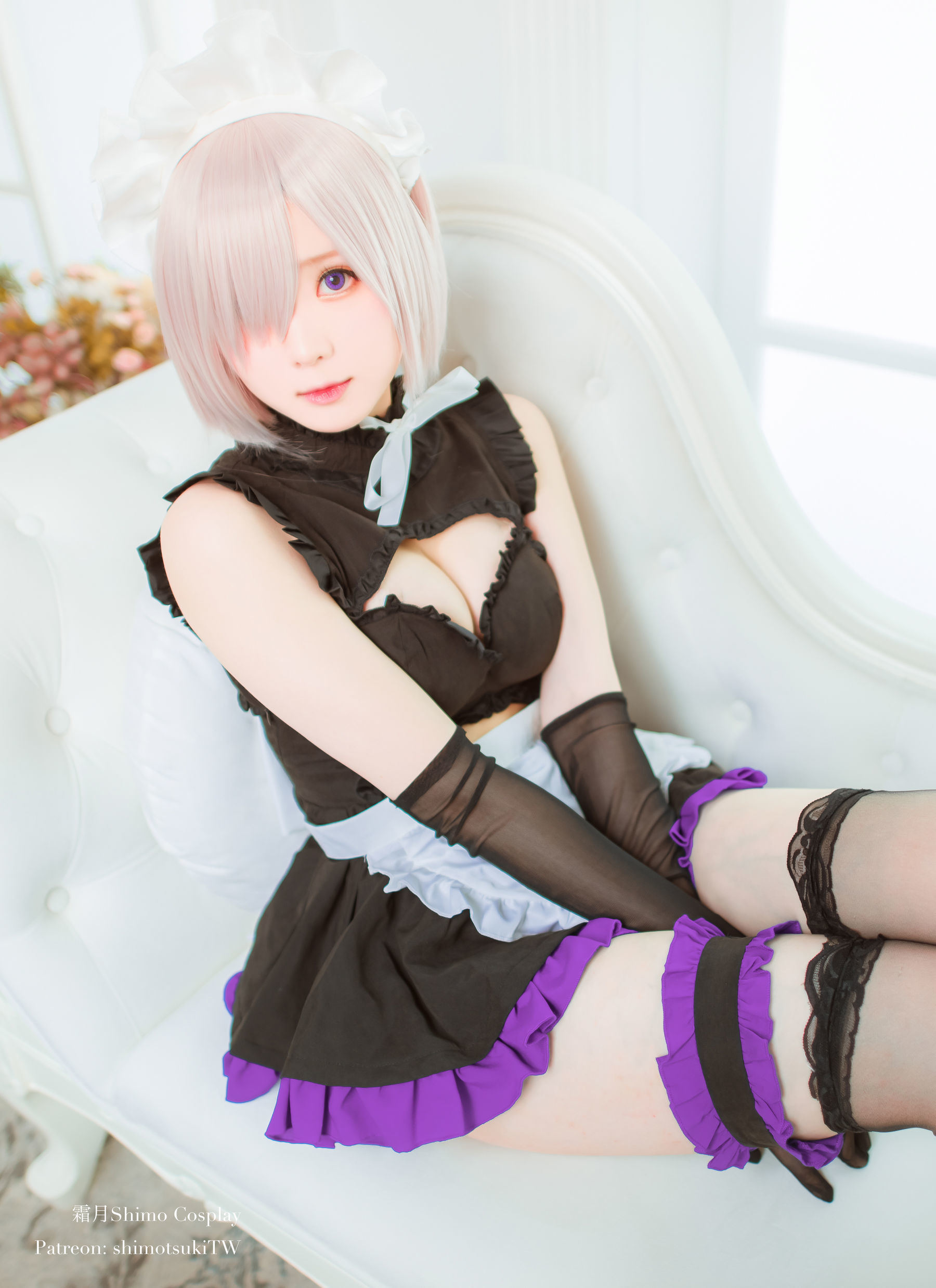 コスプレ福利] ウェイボーの妹紙 霜月シーモ - マシュメイド
