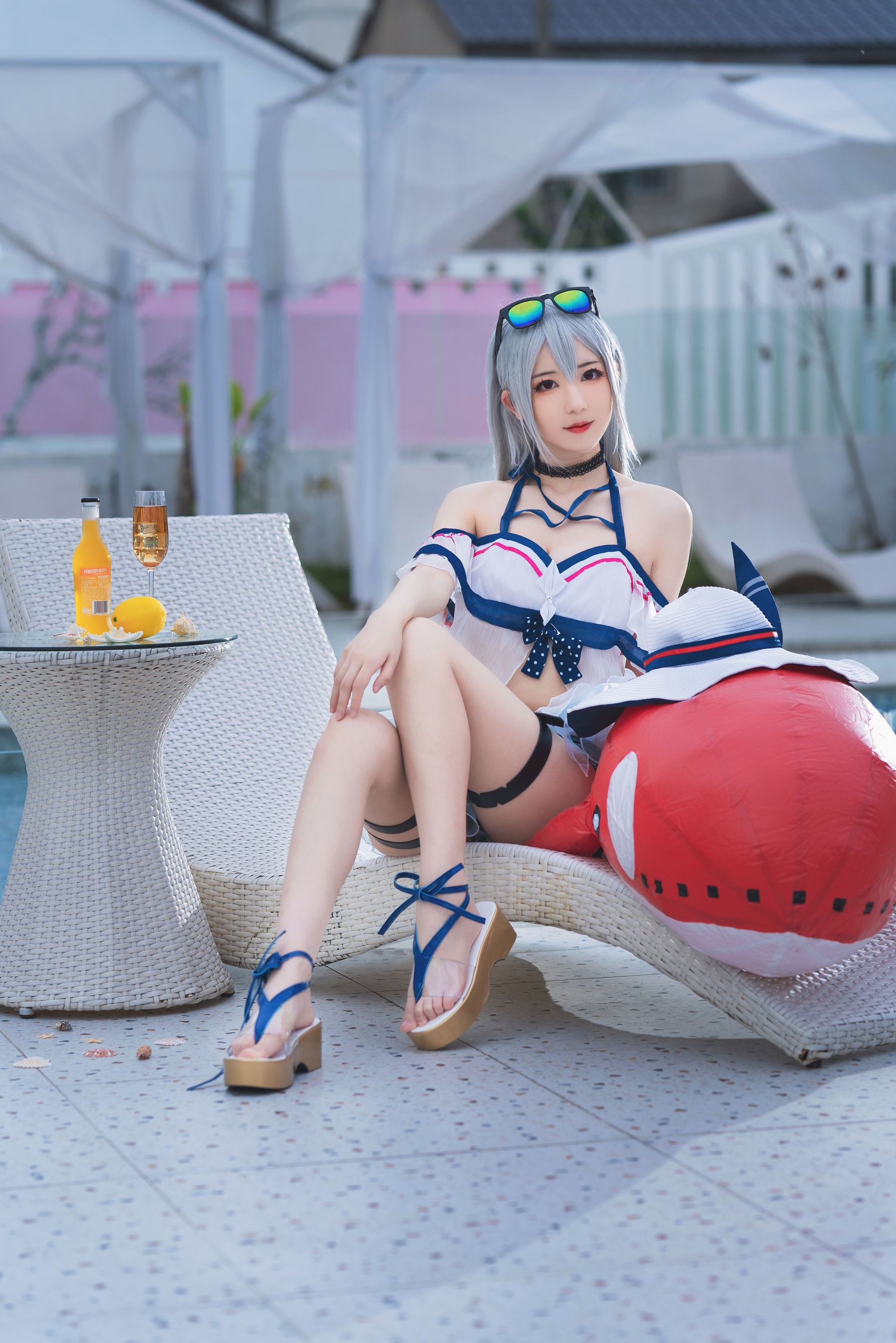 คอสฟู๋ลี่] น้องสาว มิอิ้นอิ้นww - อาร์คไนท์ส สกาดี ชุดว่ายน้ำ