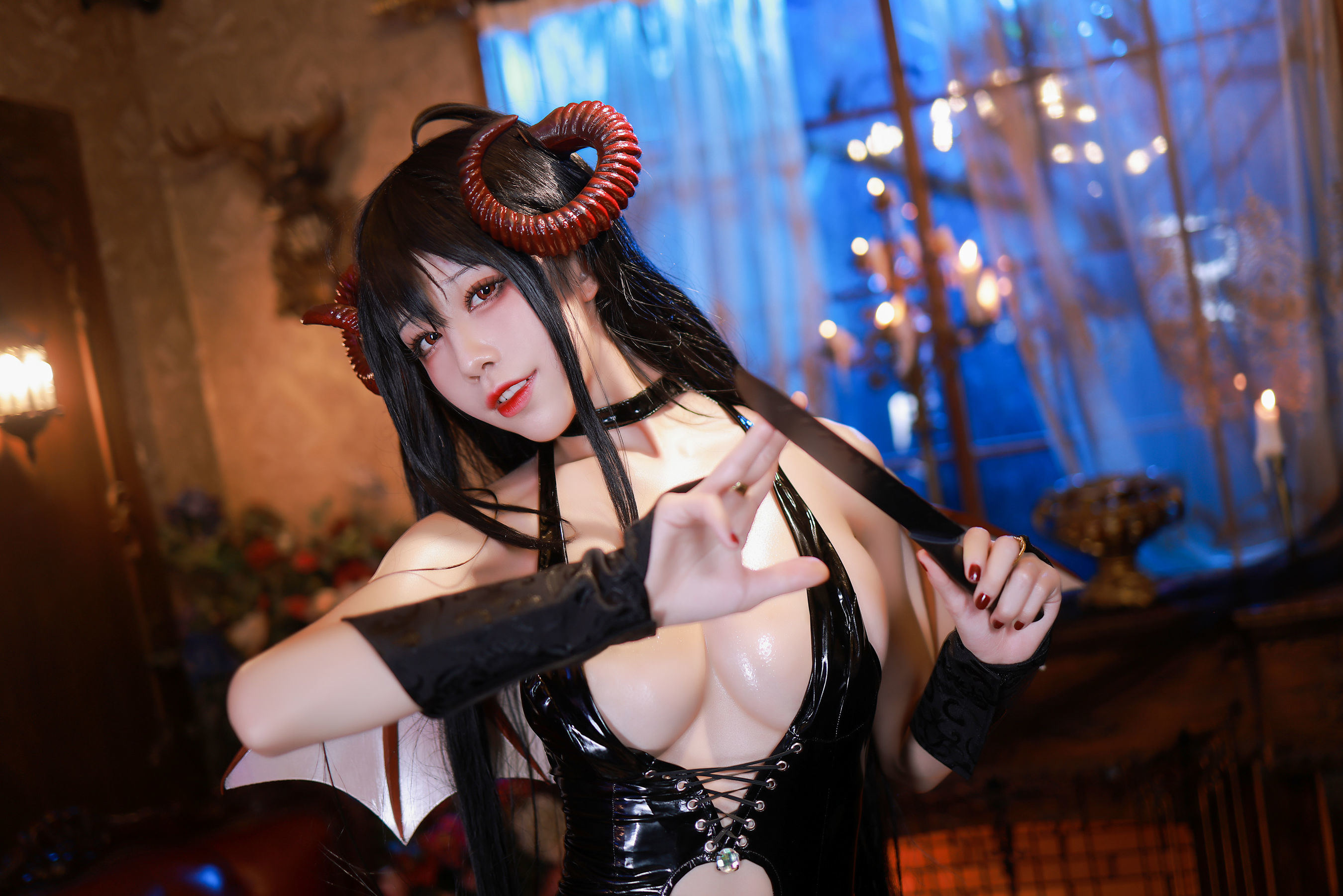 COS Phúc Lợi] Blogger Anime Shuimiao Aqua - Đại Phong Ác Ma