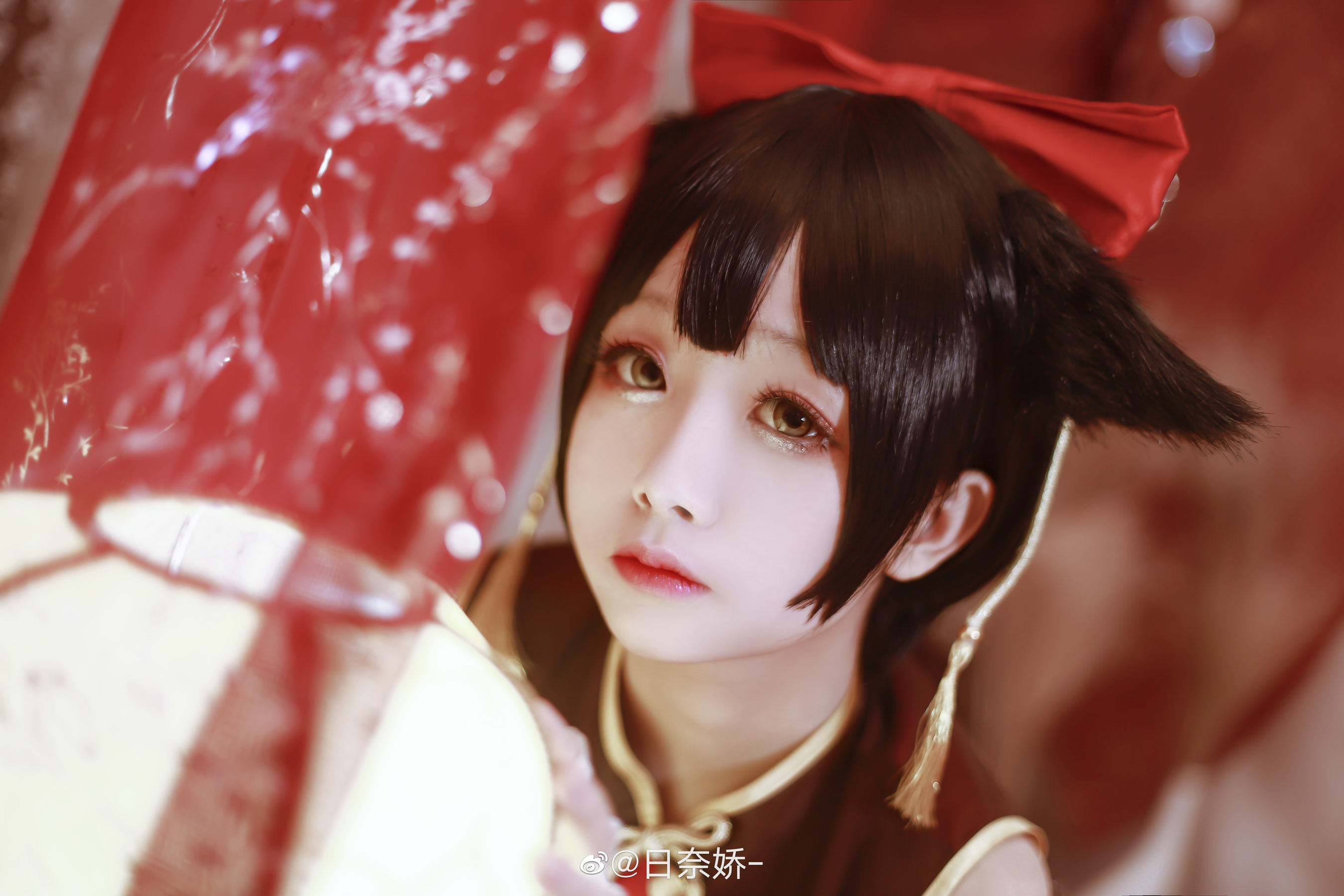 Cosplay Welfare] Ri Nai Jiao - Kaohsiung Mastiff Red + White Cheongsam