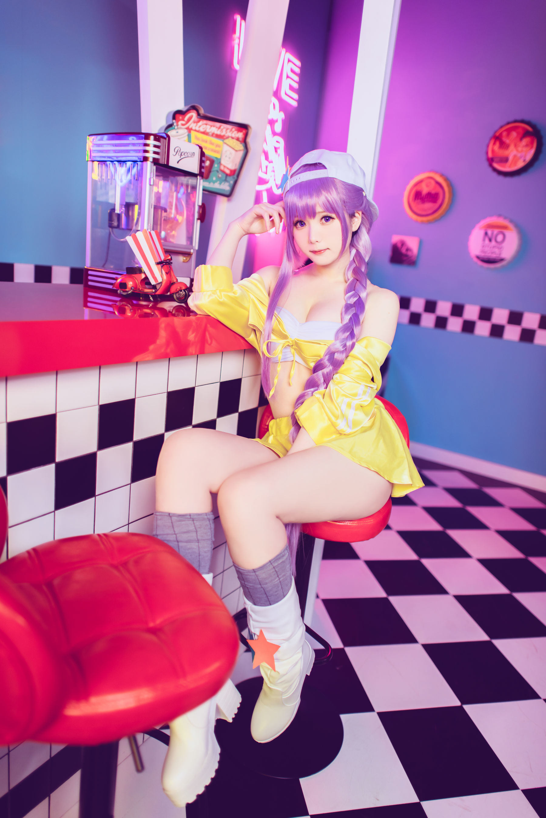 COS 福利] 微博妹紙霜月 Shimo - BB 泳裝