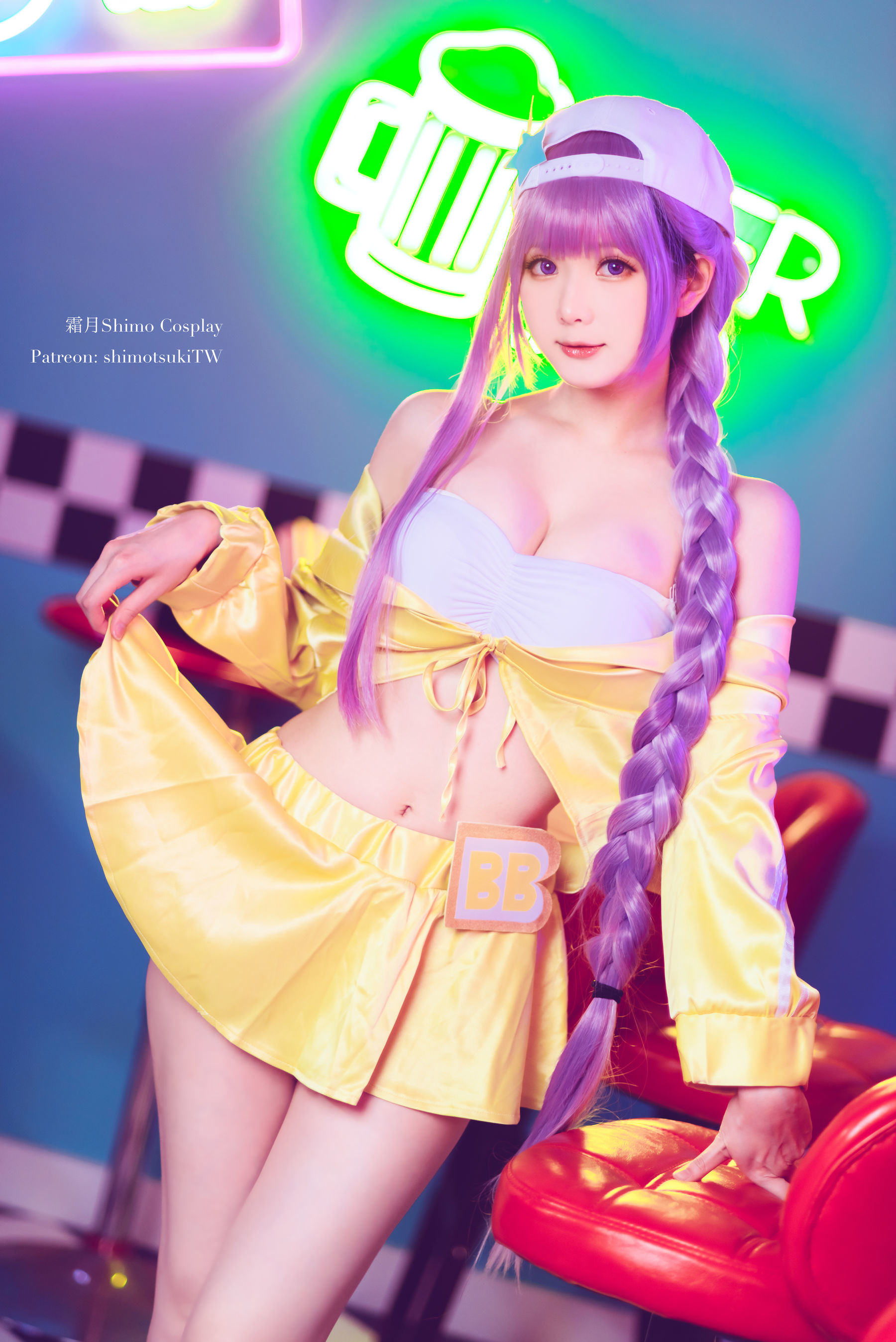 COS 福利] 微博妹紙霜月 Shimo - BB 泳裝