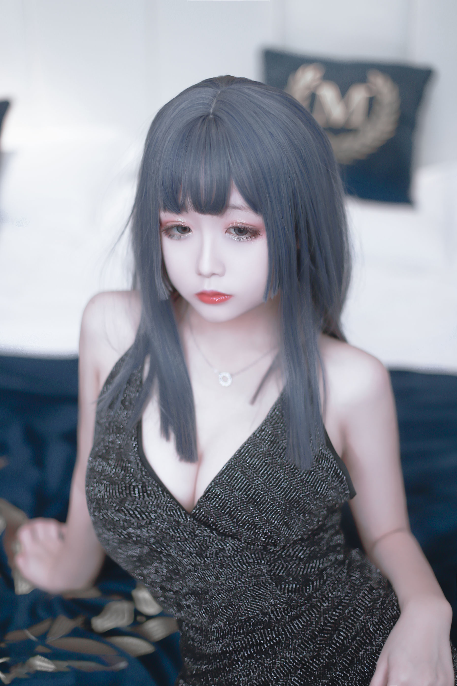 COS Phúc Lợi] Cosplay Nhật Nại Giao - Áo lễ đen