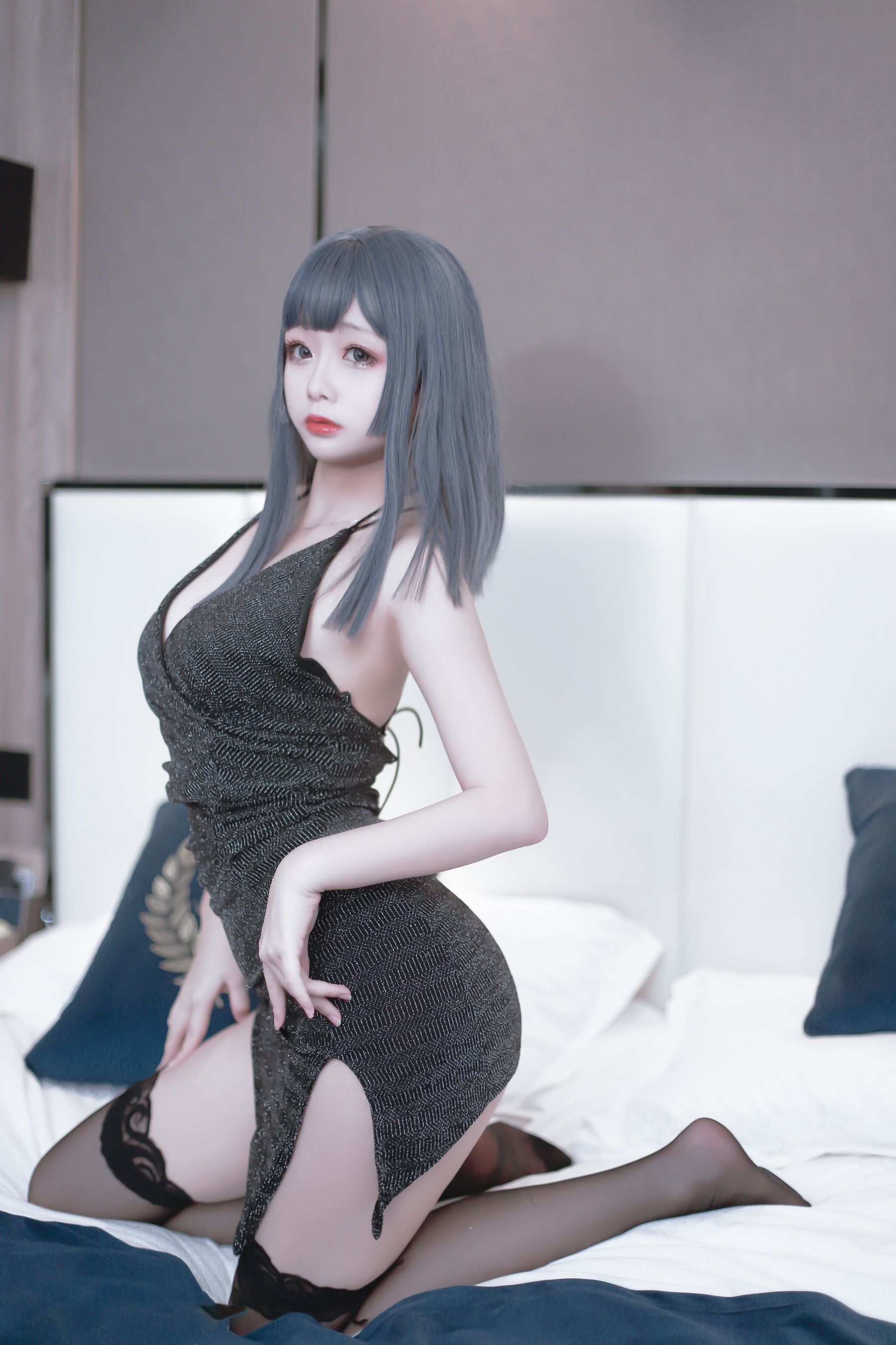COS Phúc Lợi] Cosplay Nhật Nại Giao - Áo lễ đen
